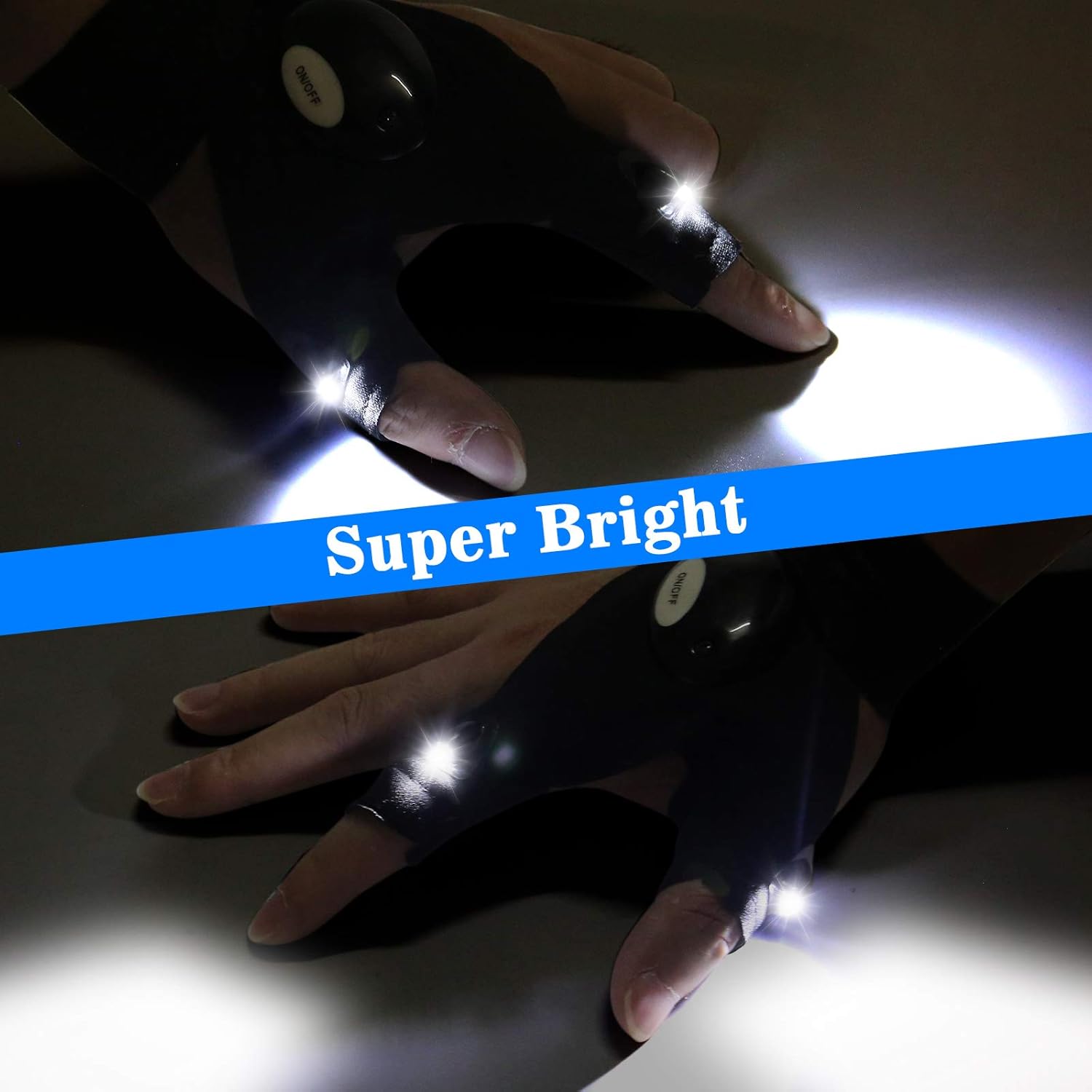 LED Flashlight Gloves - Practical Wear