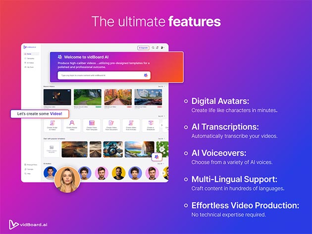 VidBoard.ai AI Video Generator