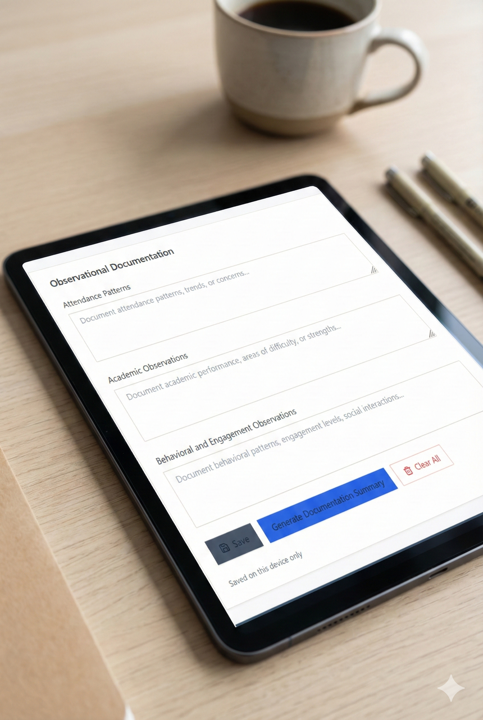 MTSS Student Snapshot & Meeting Prep — Digital App