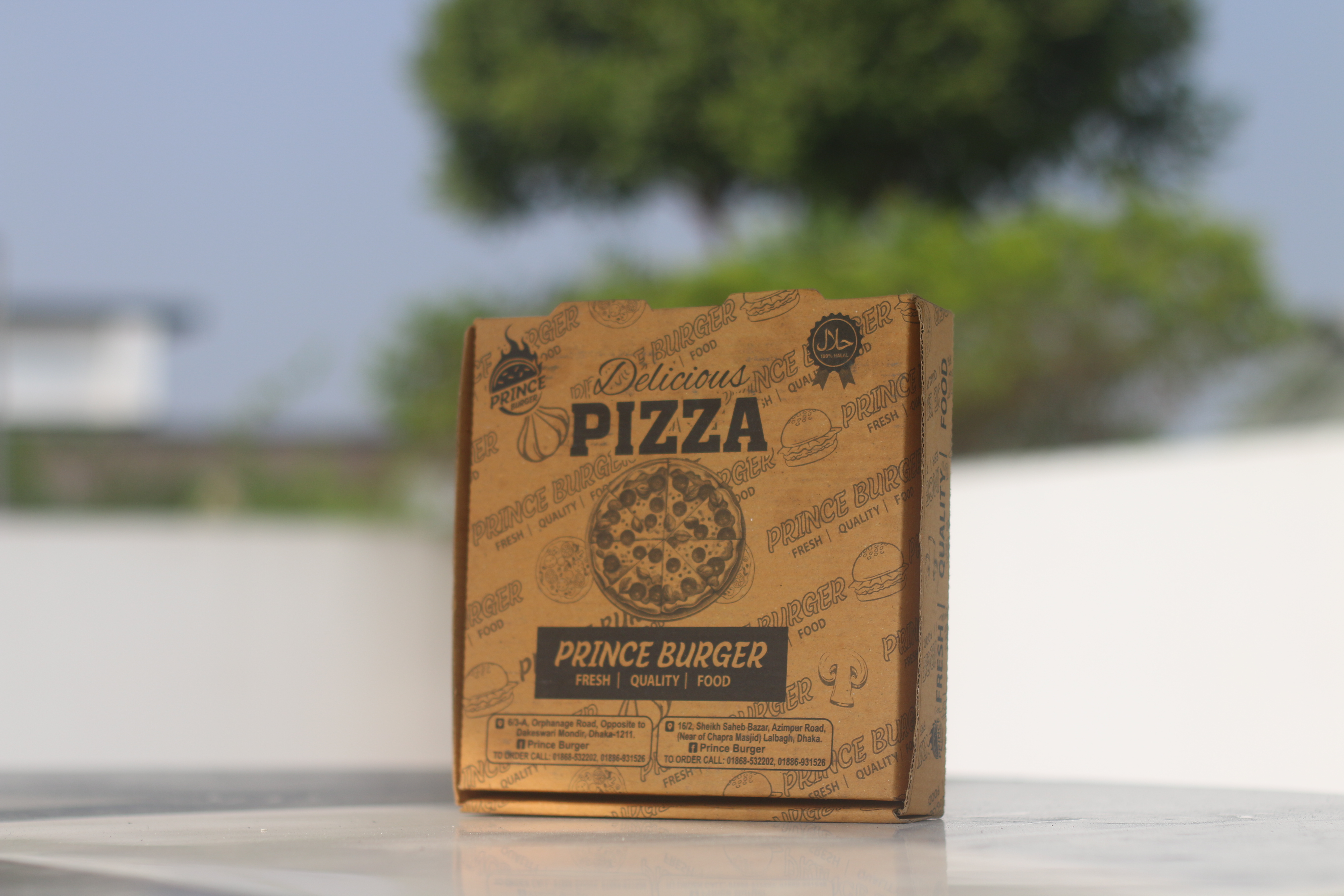 Delicious Pizza Box