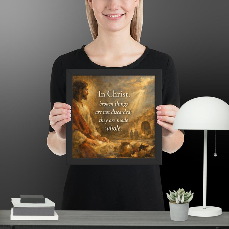 In Christ Broken Things Aren't Discarded