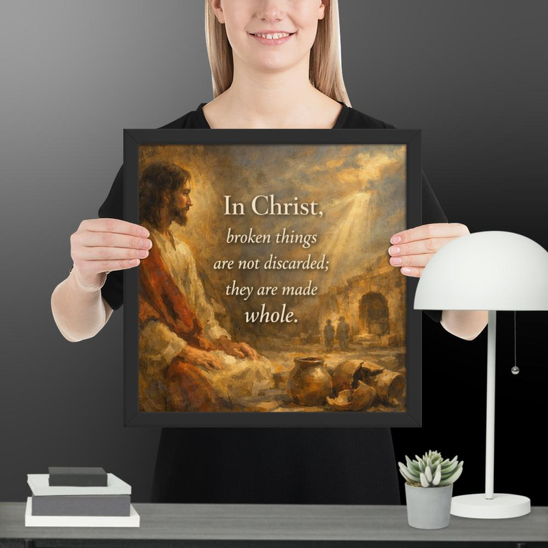 In Christ Broken Things Aren't Discarded