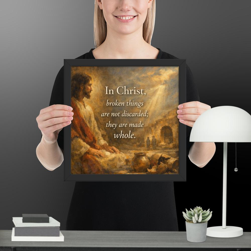 In Christ Broken Things Aren't Discarded