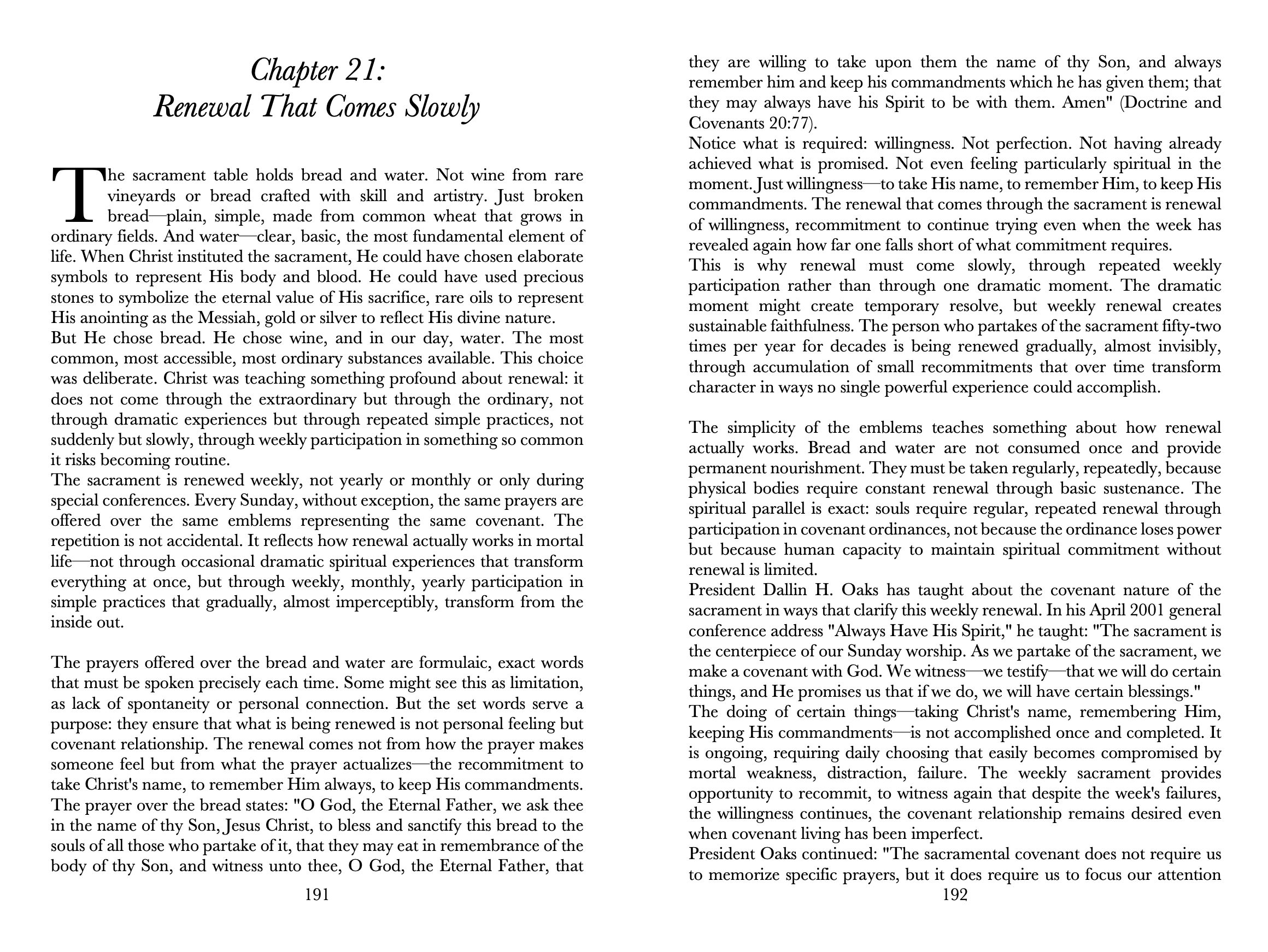 When Strength Runs Out