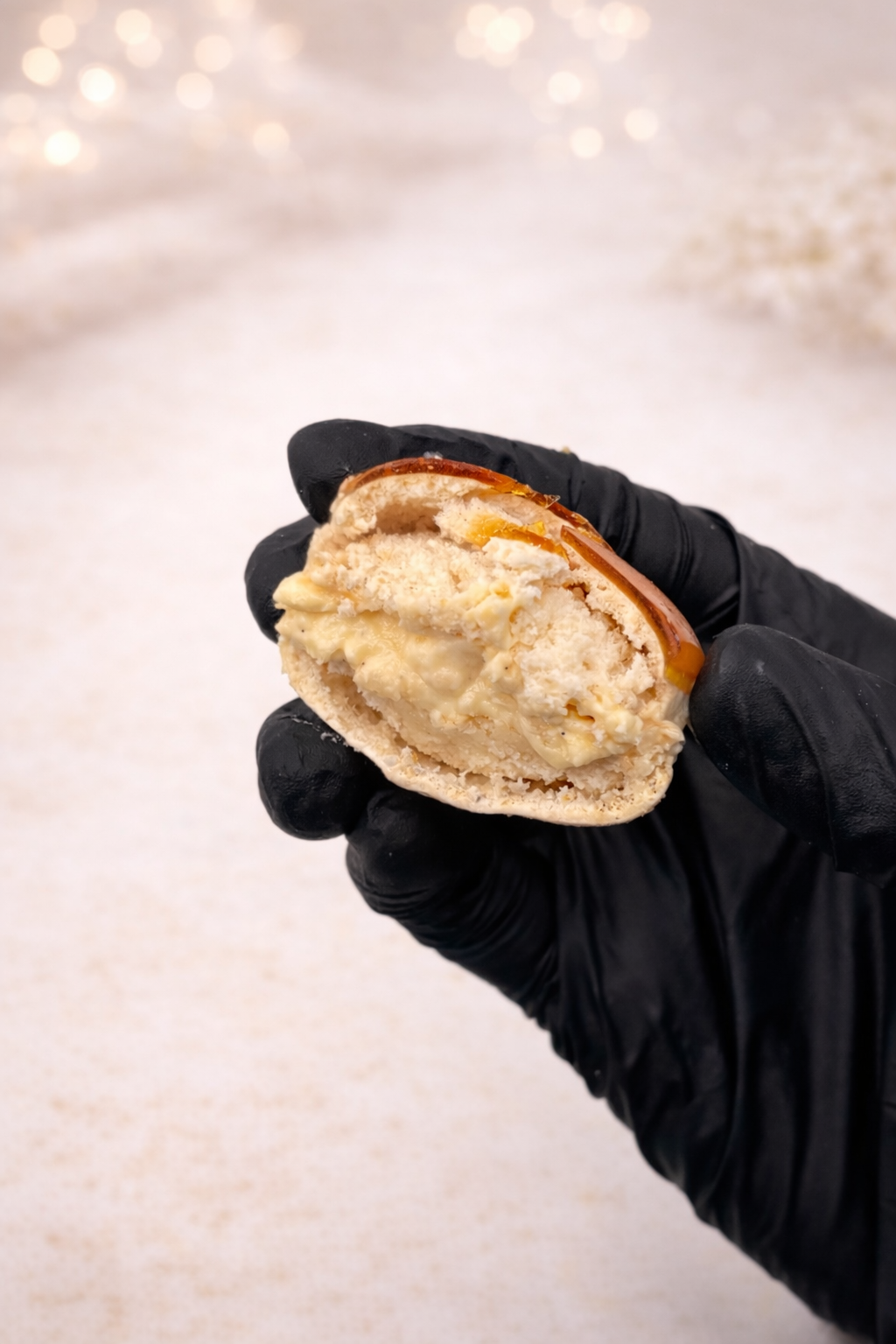 Crème brûlée Macarons