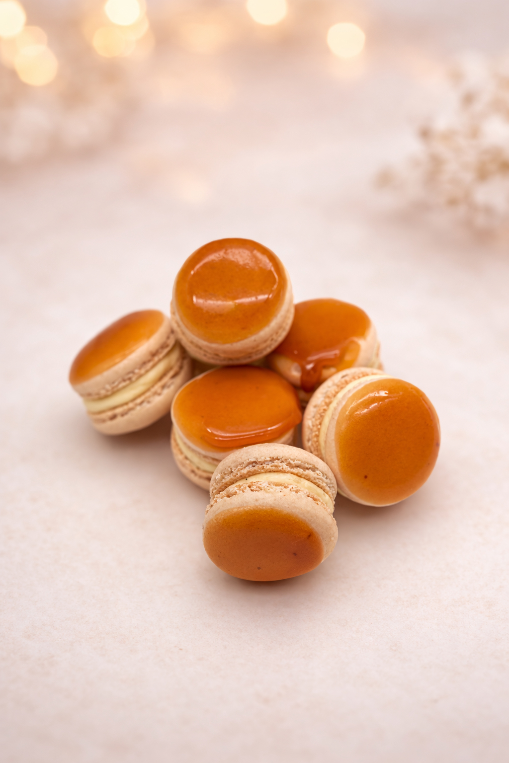 Crème brûlée Macarons