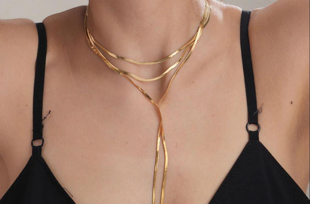 Elegant Gold Layered Necklace