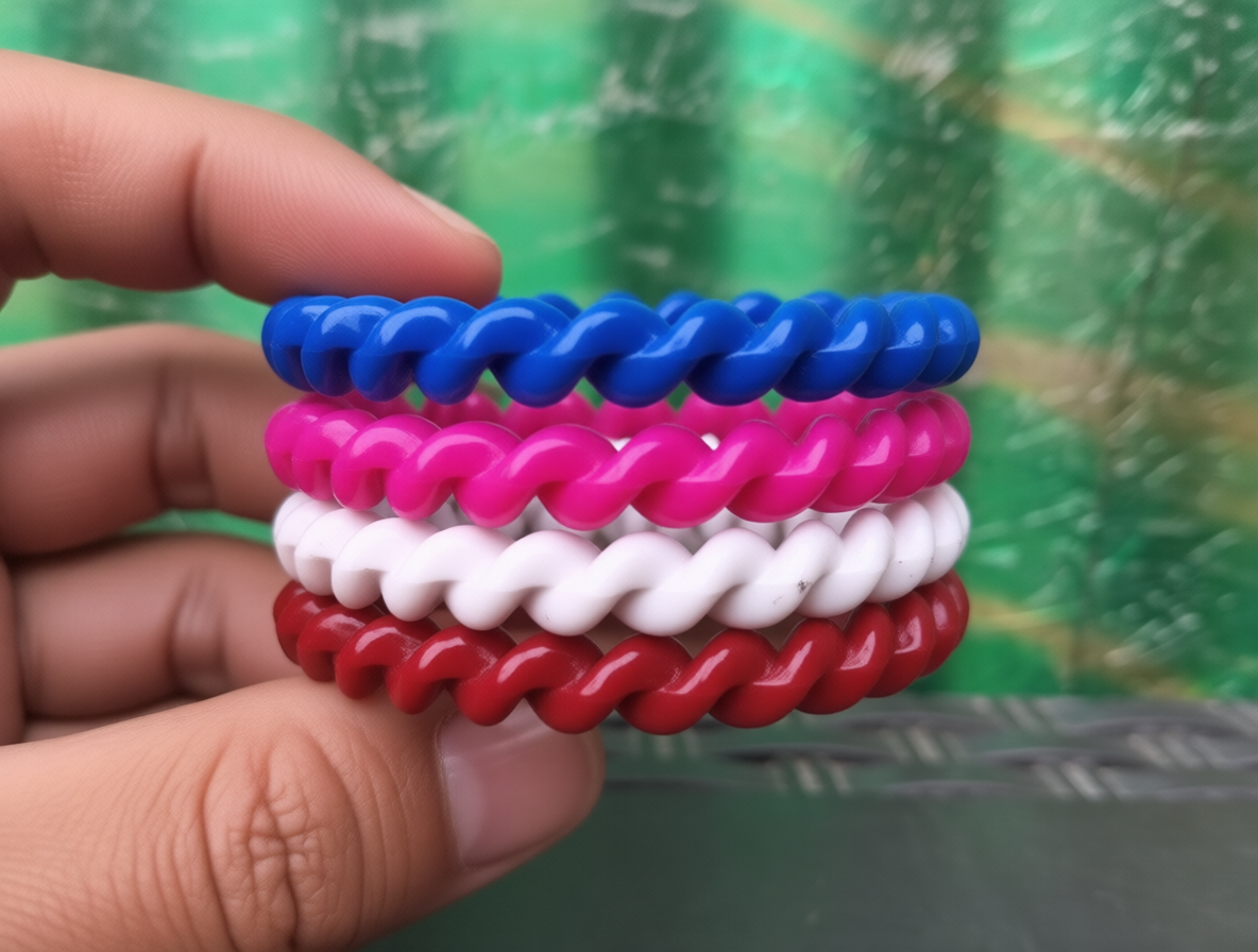Colorful Twisted Bangles Set