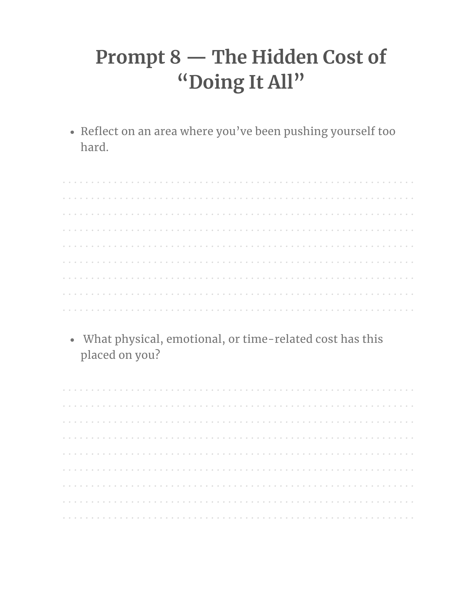 Self-Compassion Reset. A Journaling Toolkit for Parents of Neurodivergent Children