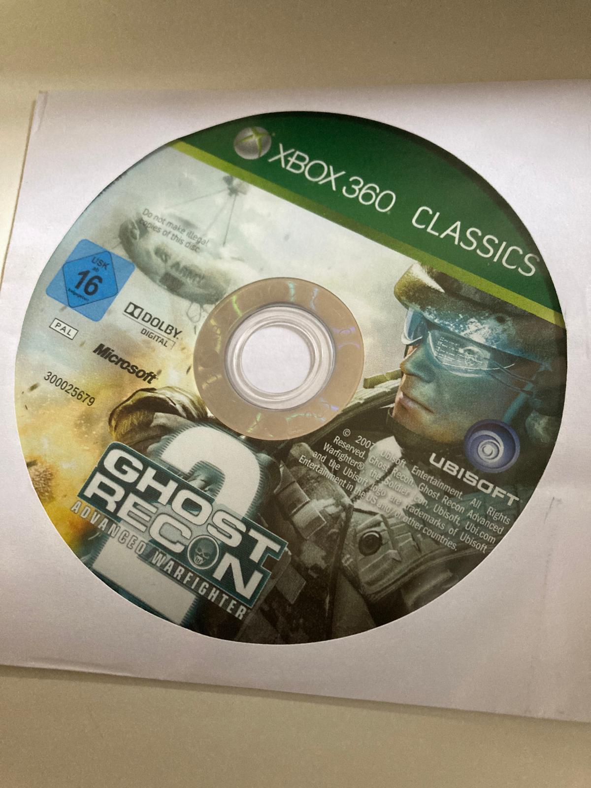 Ghost Recon Advanced Warfighter 2 losse disc (gebruikt)
