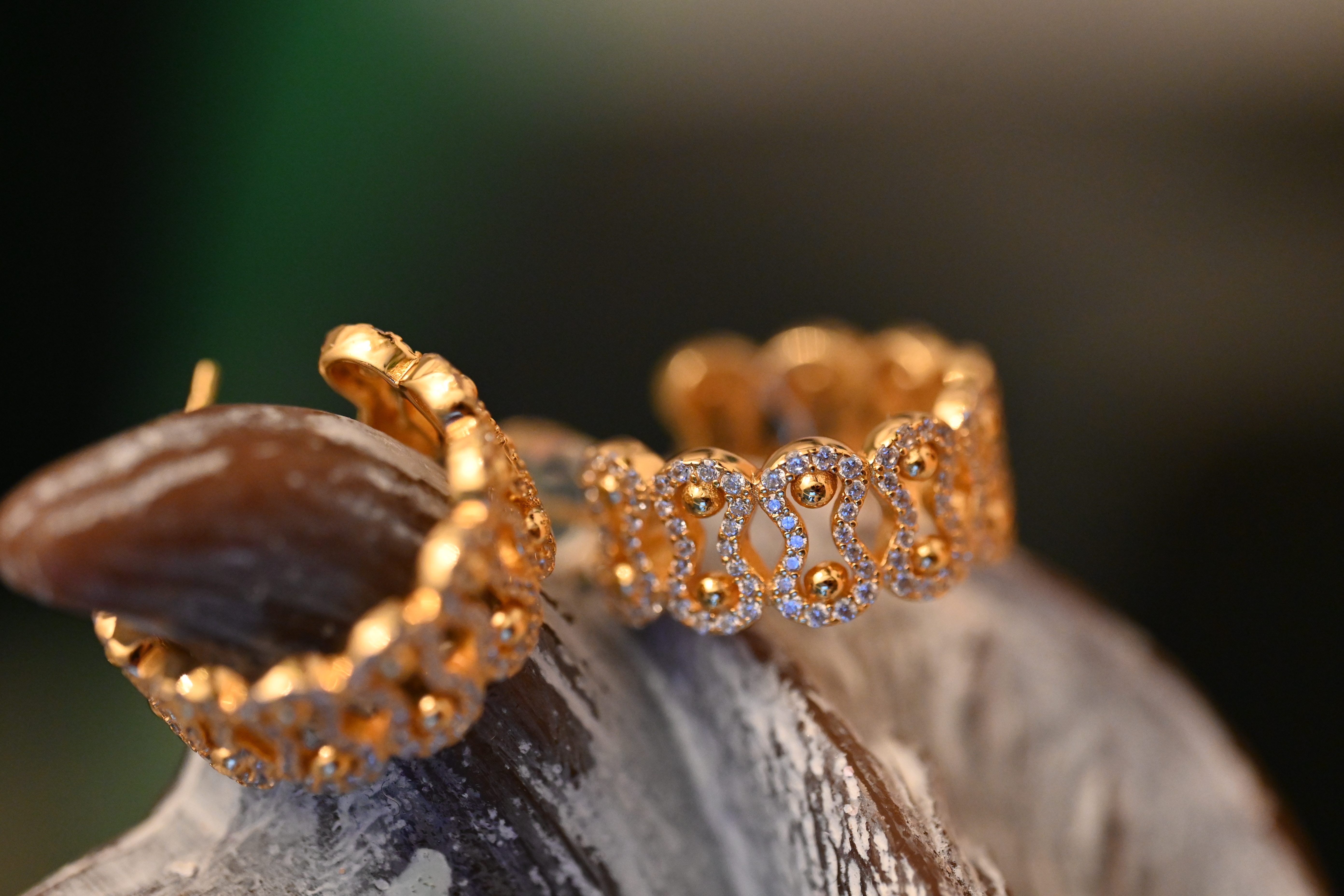 Claps Gold-Plated Sterling Silver Earrings