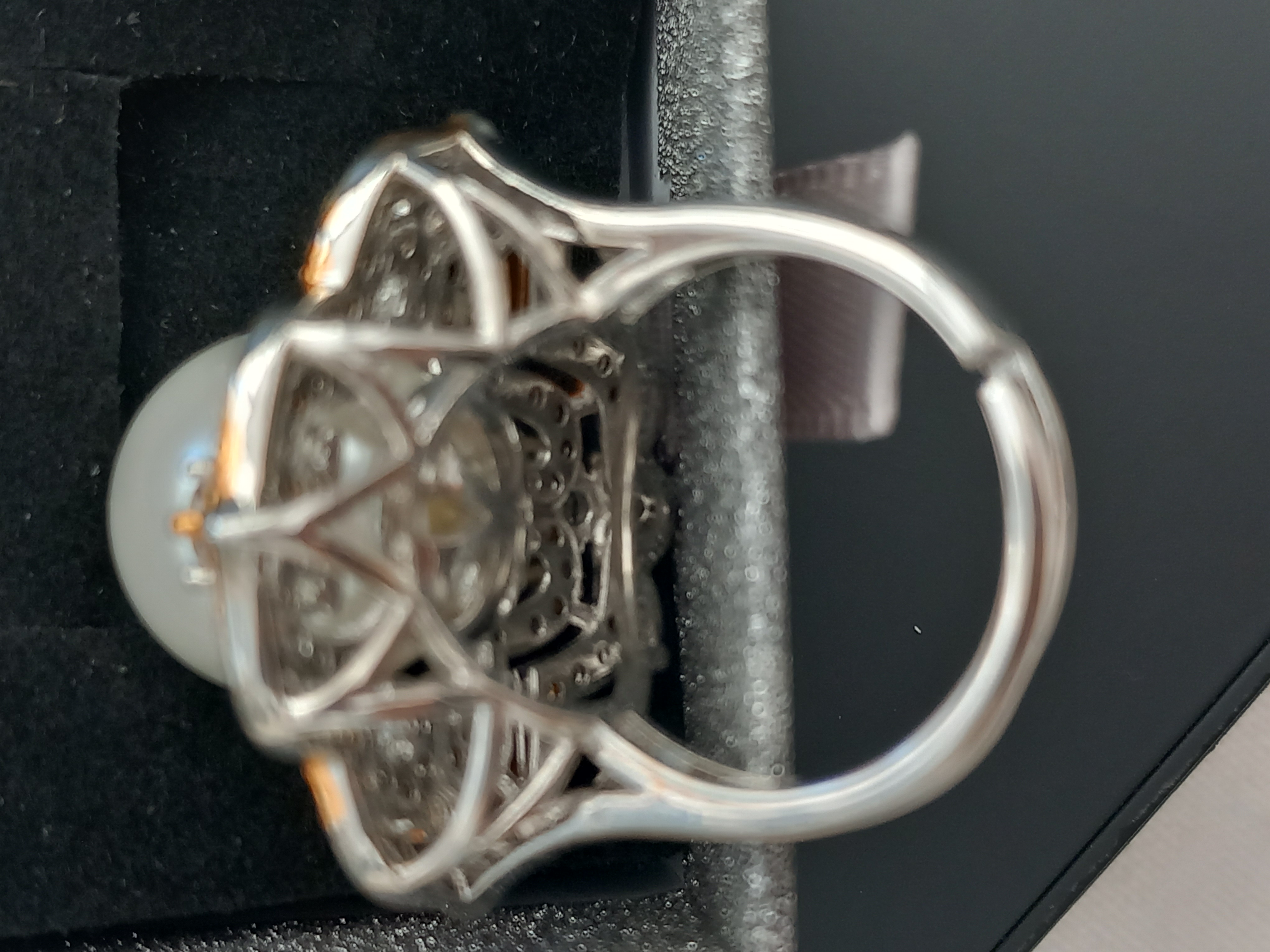 Imperial Pearl White Gold Ring