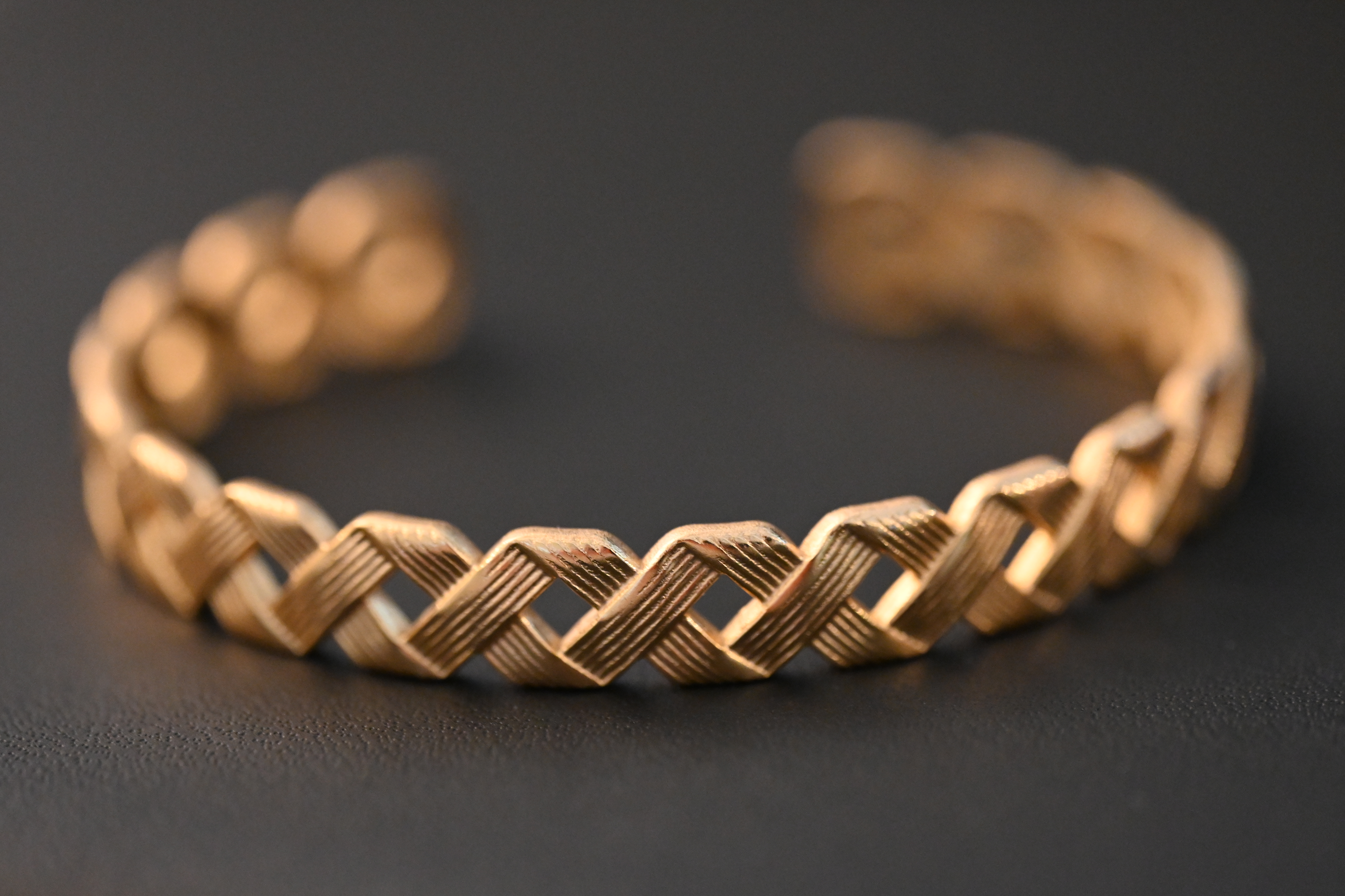 braided bangle bracelet