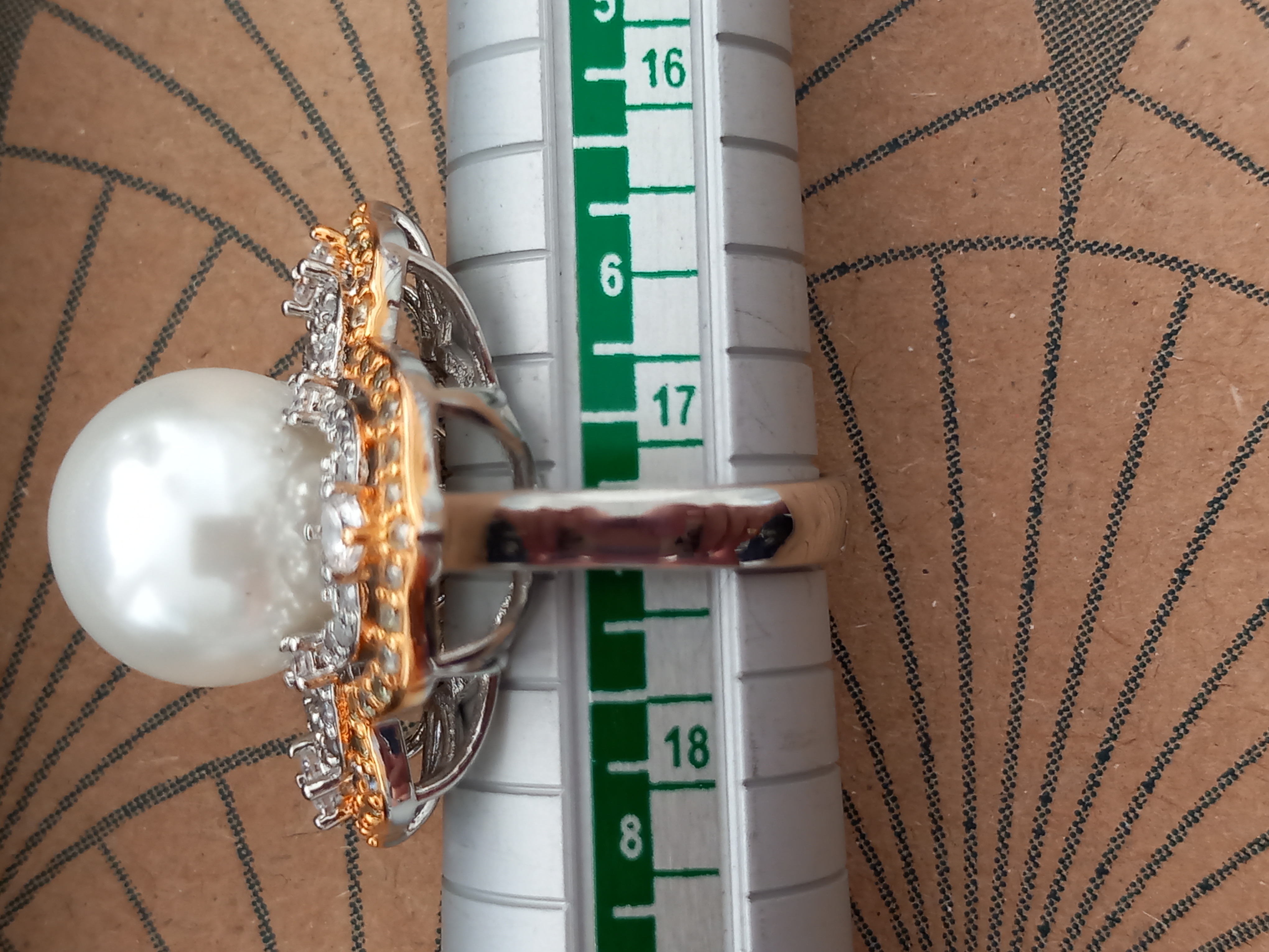 Imperial Pearl White Gold Ring