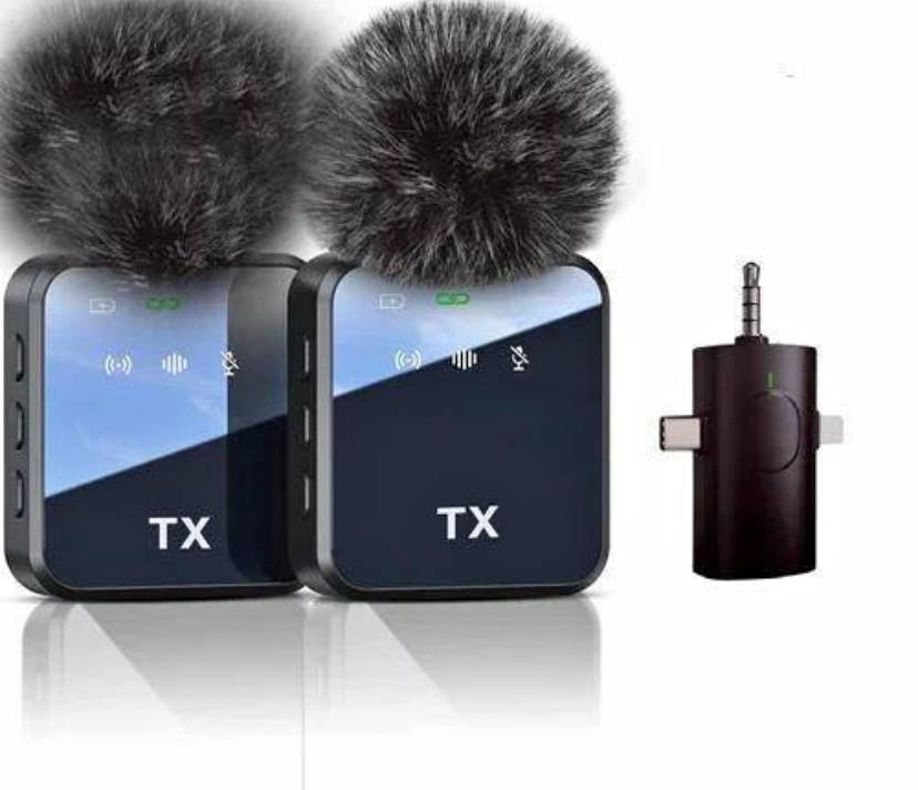 Wireless Lavalier Microphone Set