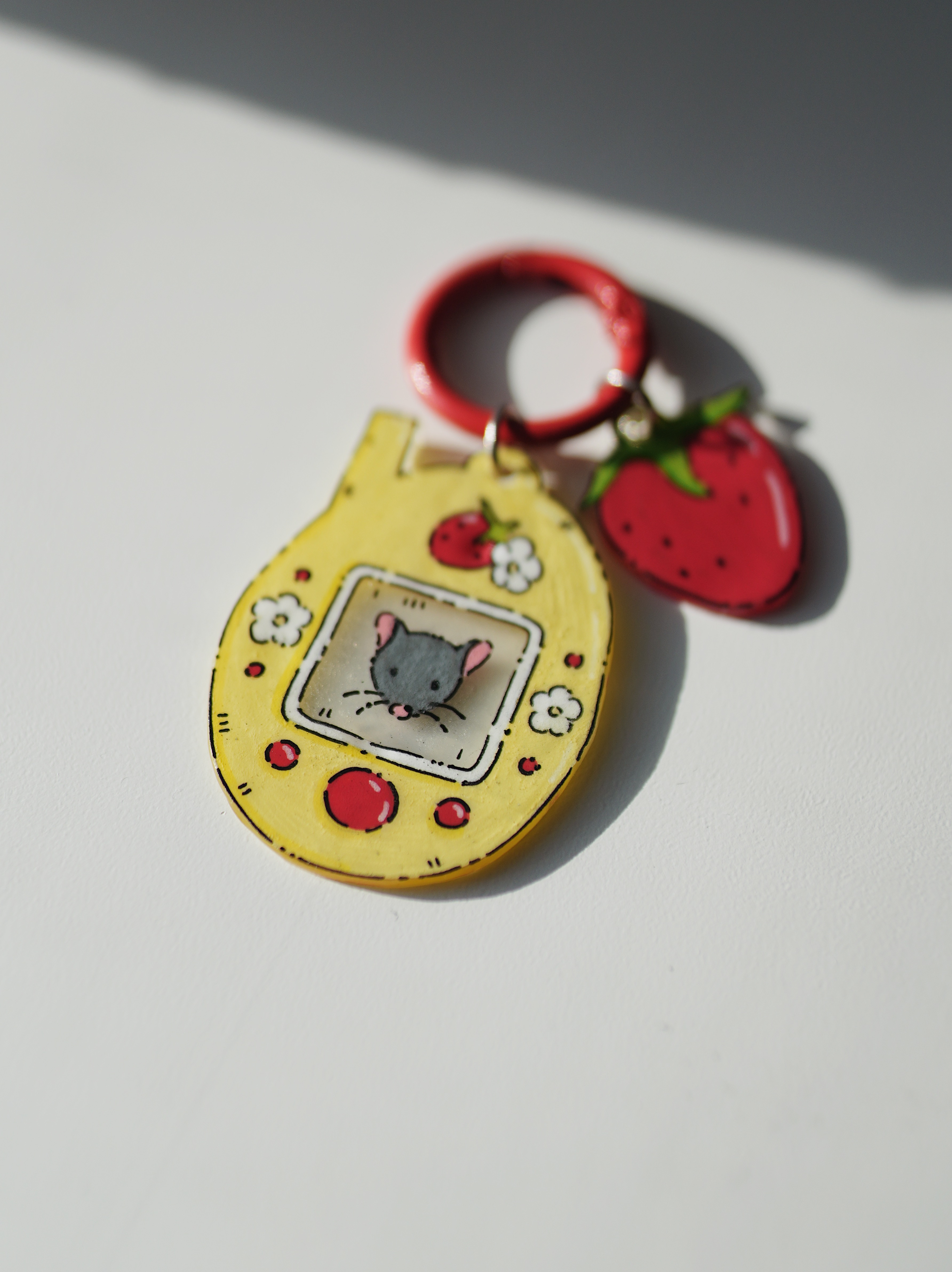 Raktų pakabukas su Tamagotchi peliuku