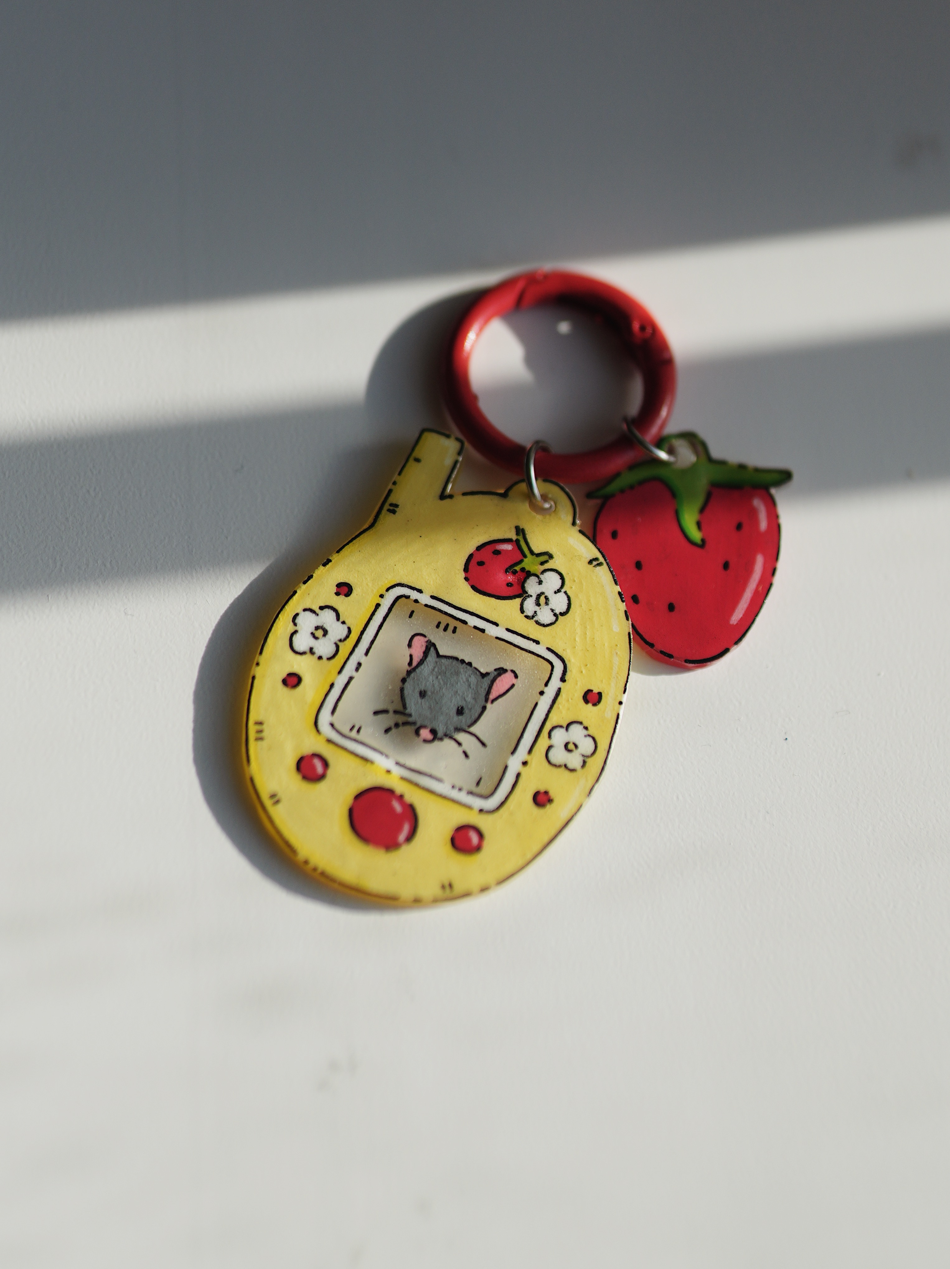 Raktų pakabukas su Tamagotchi peliuku