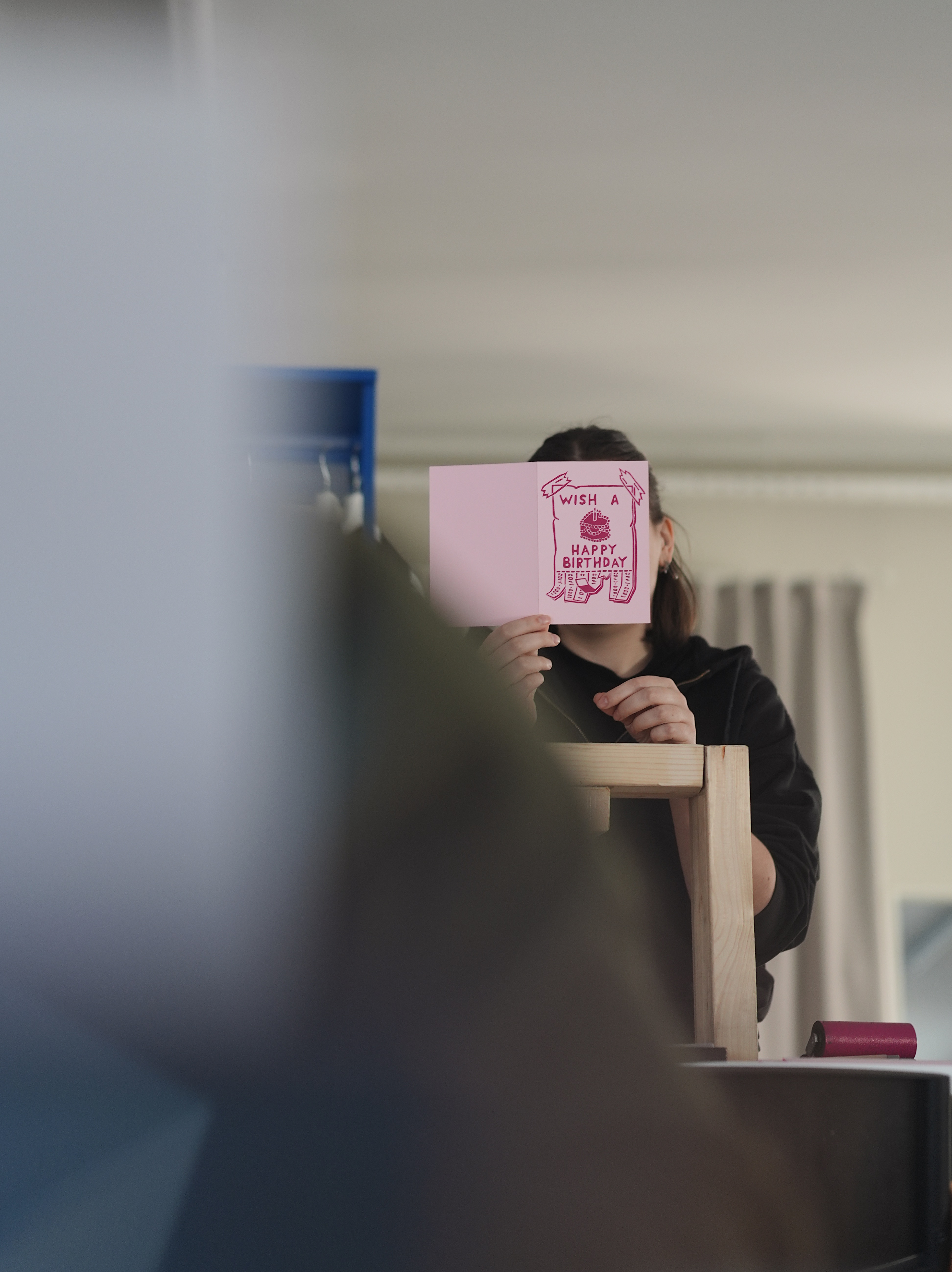 Rankų darbo atvirutė GIMTADIENIO SVEIKINIMAI 