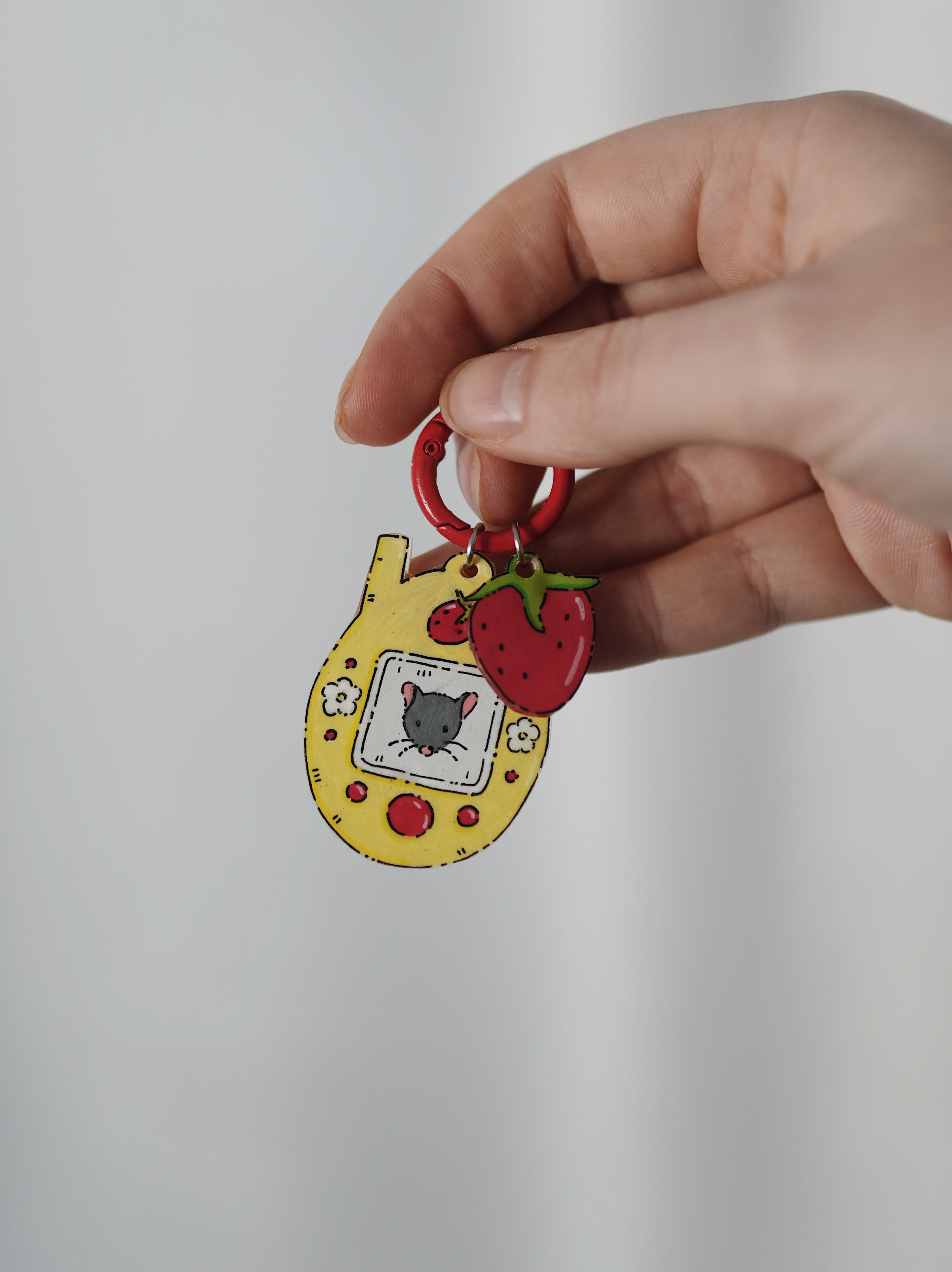 Raktų pakabukas su Tamagotchi peliuku