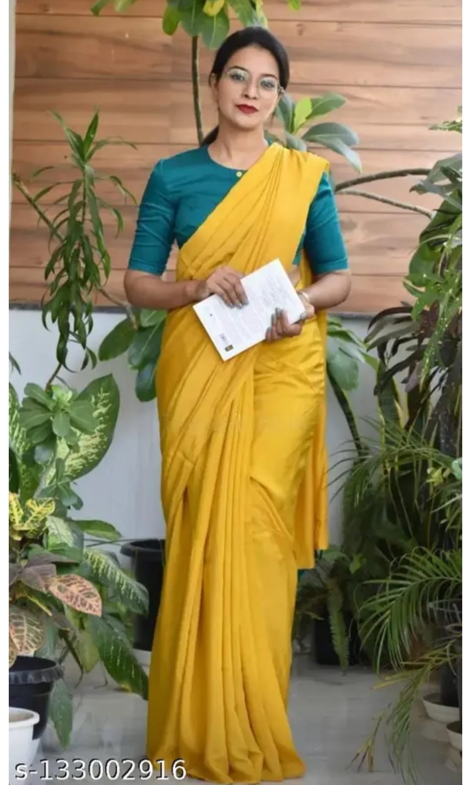 Premium Solid Mulmul Cotton Saree