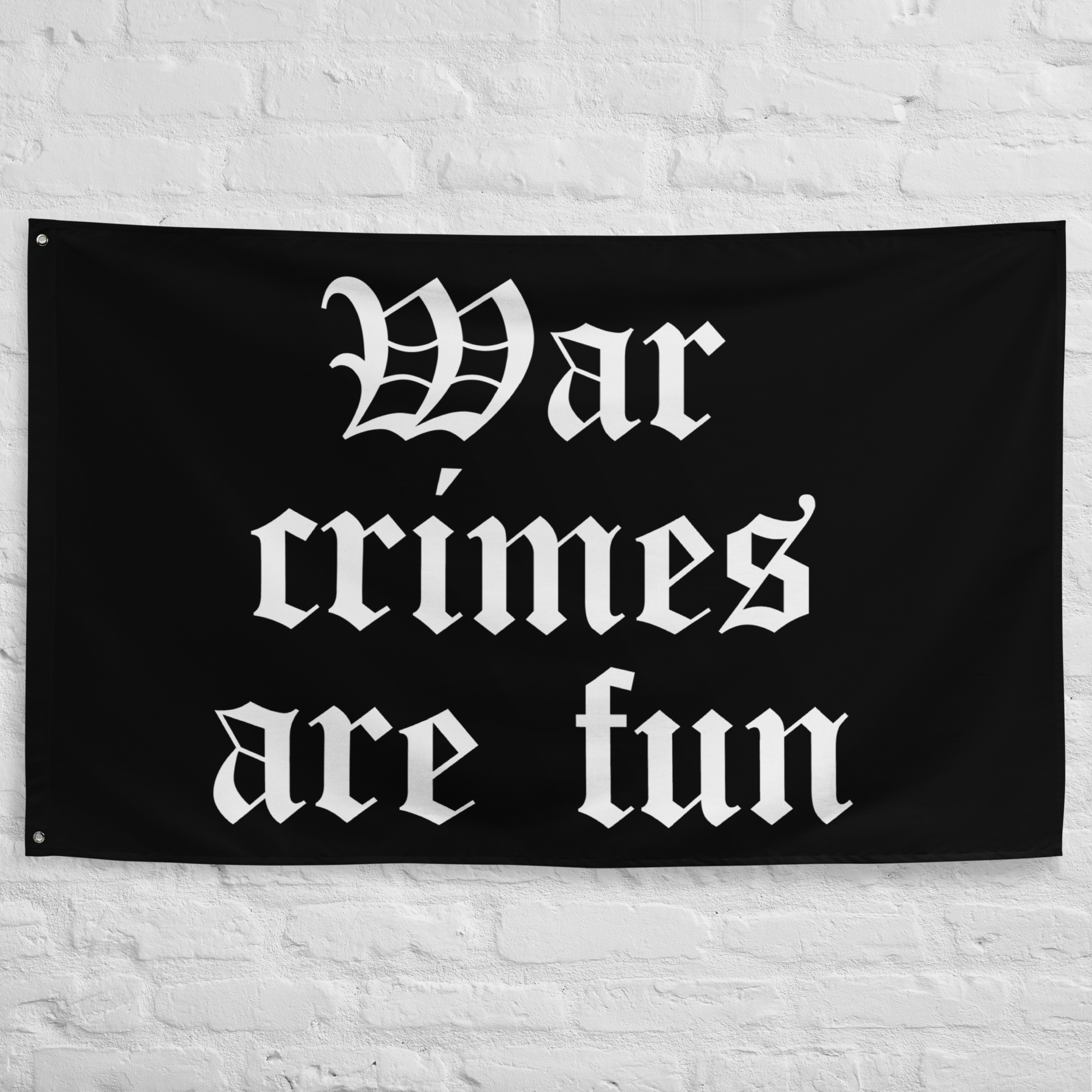 War Crimes Are Fun Morale Banner