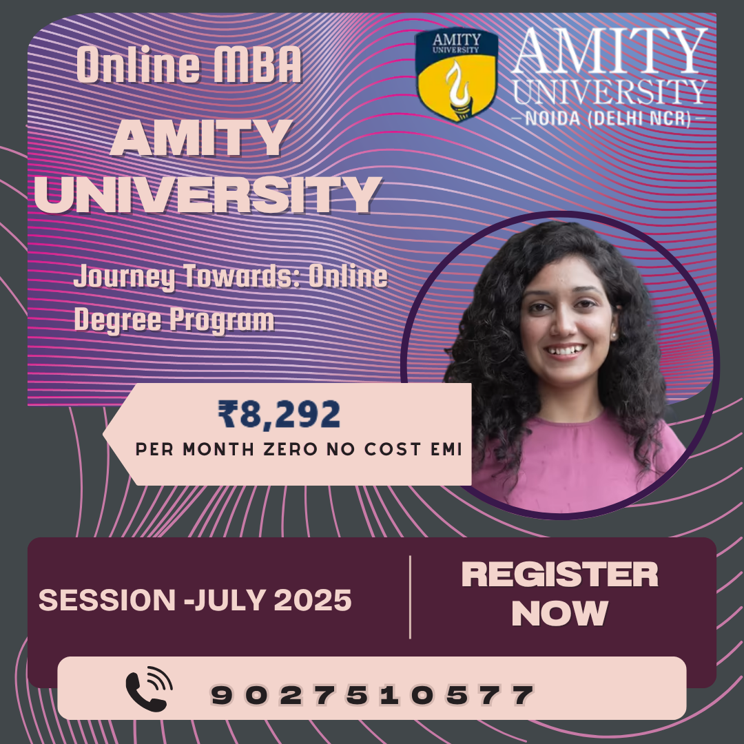 Online MBA at Amity University