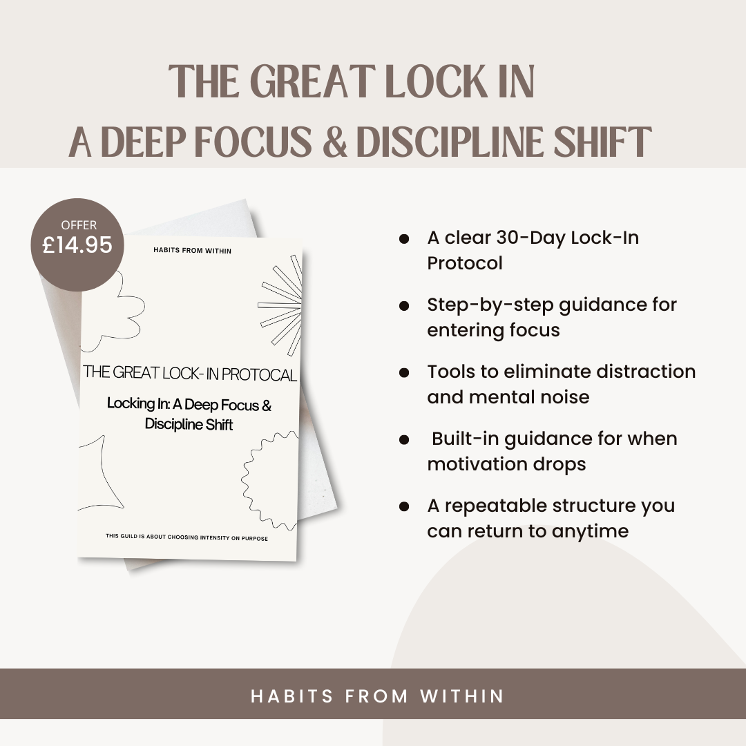 The Great Lock-In Protocol -  A seasonal Guide You Use When Comfort Has Gone Too Far