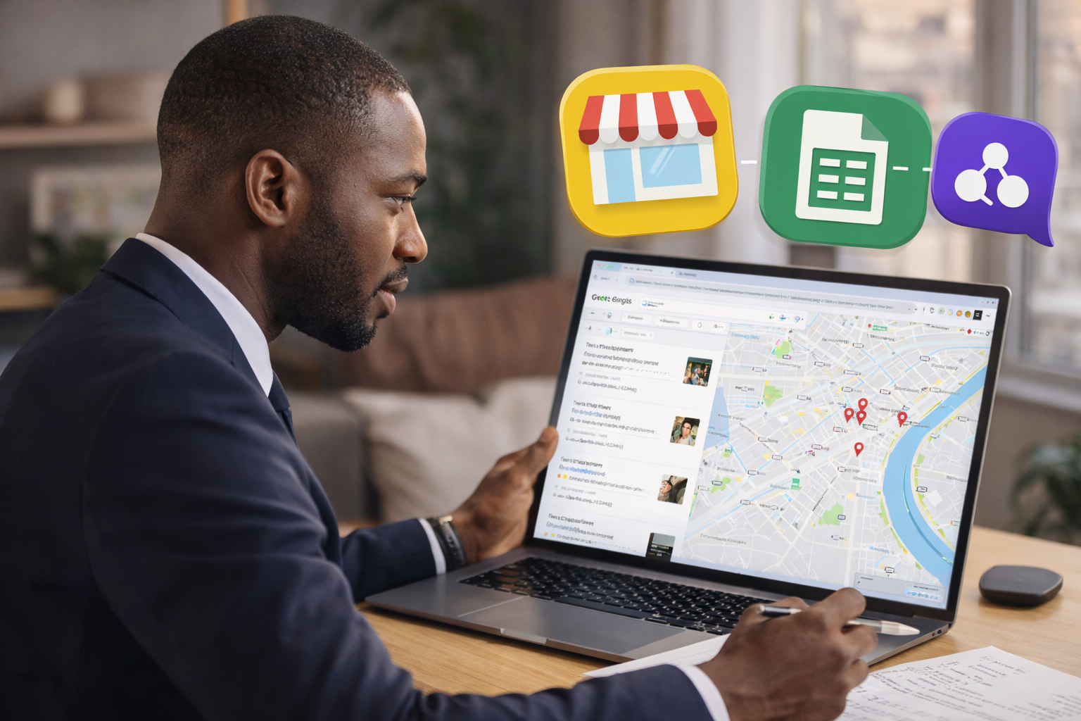 Automatiser la prospection Google Maps