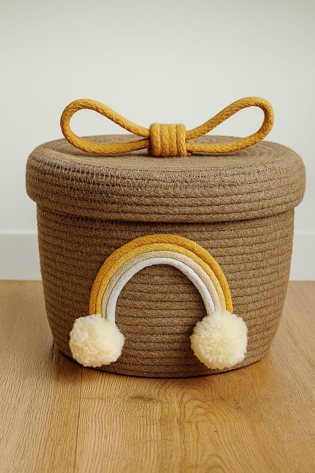 Panier de rangement en corde