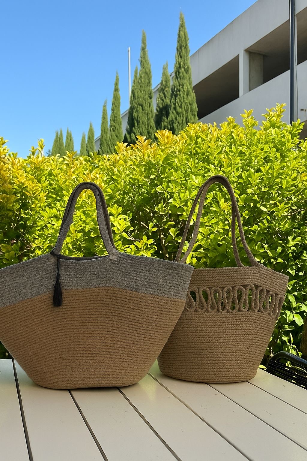 Sac de plage en paille