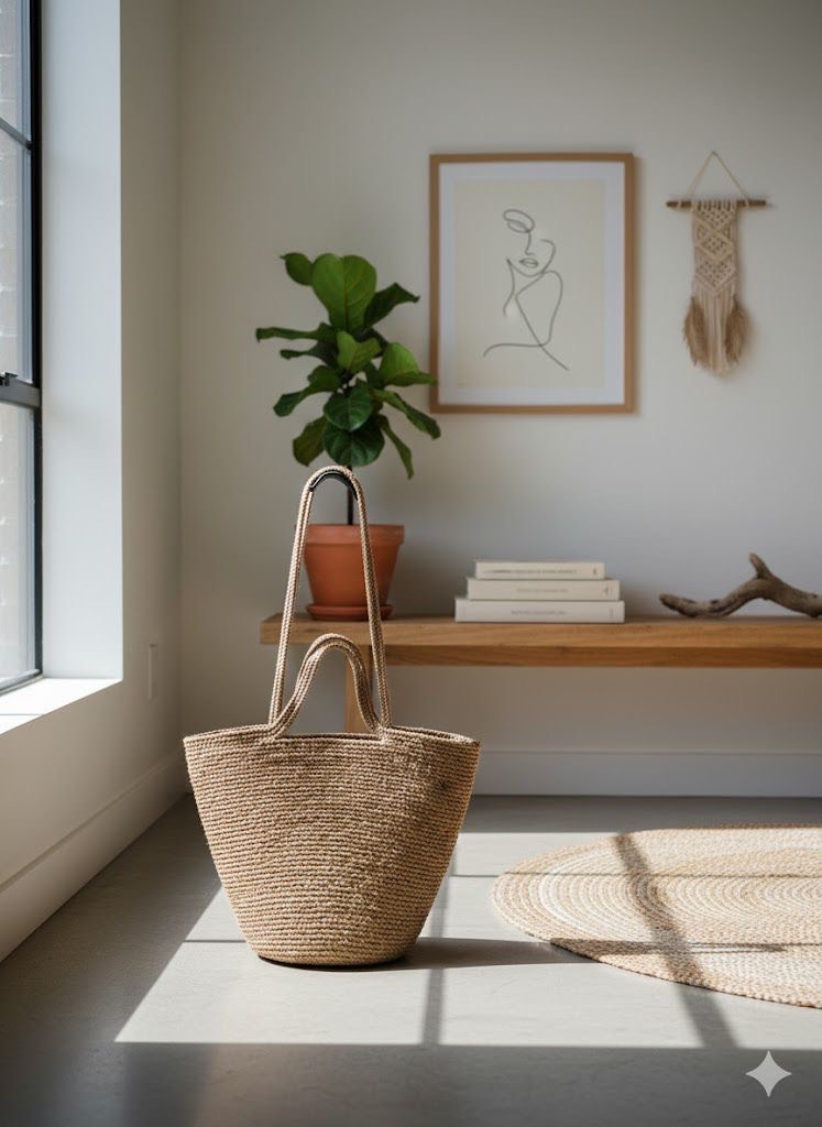 Sac fourre-tout en osier