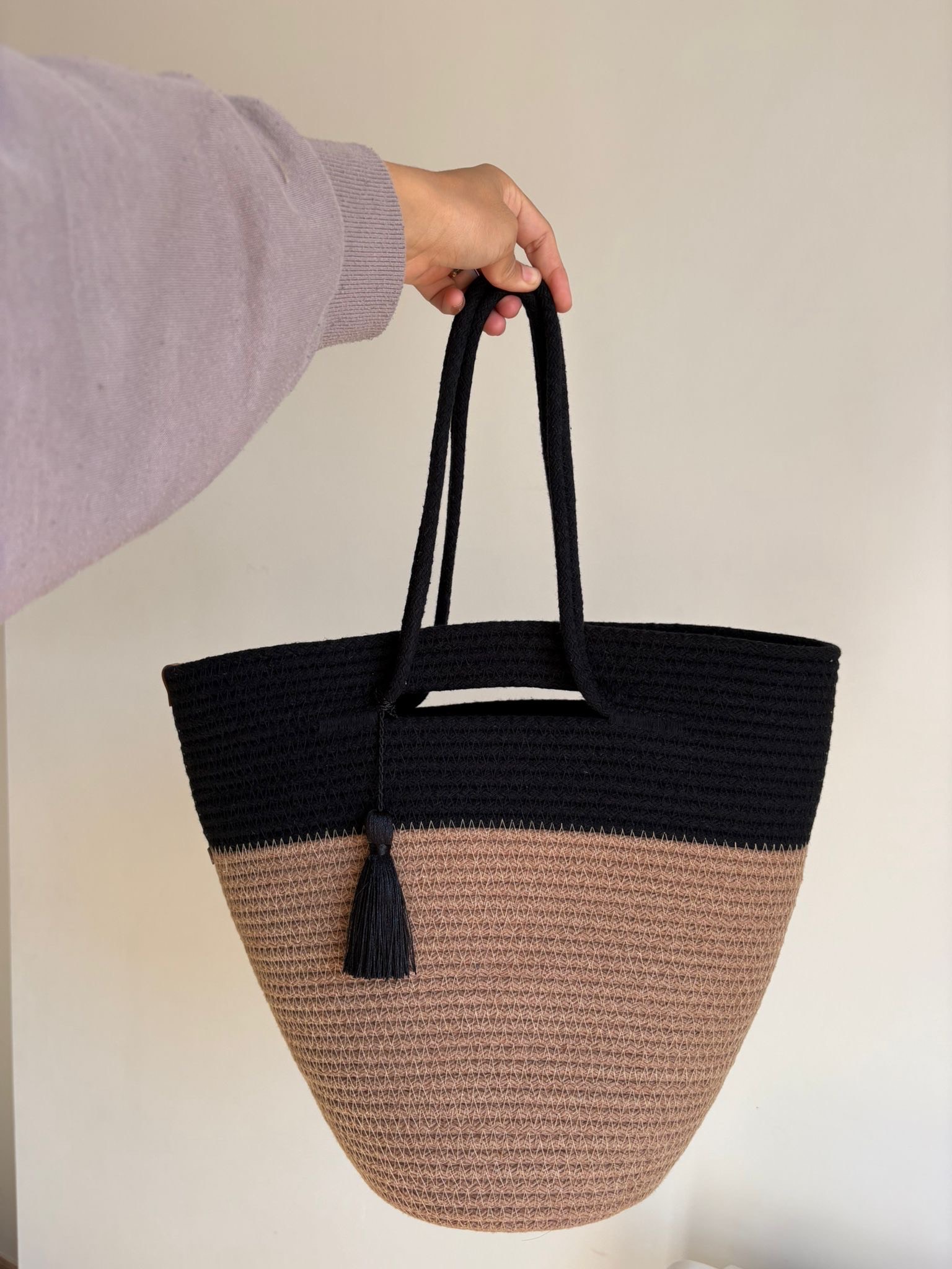Panier en jute