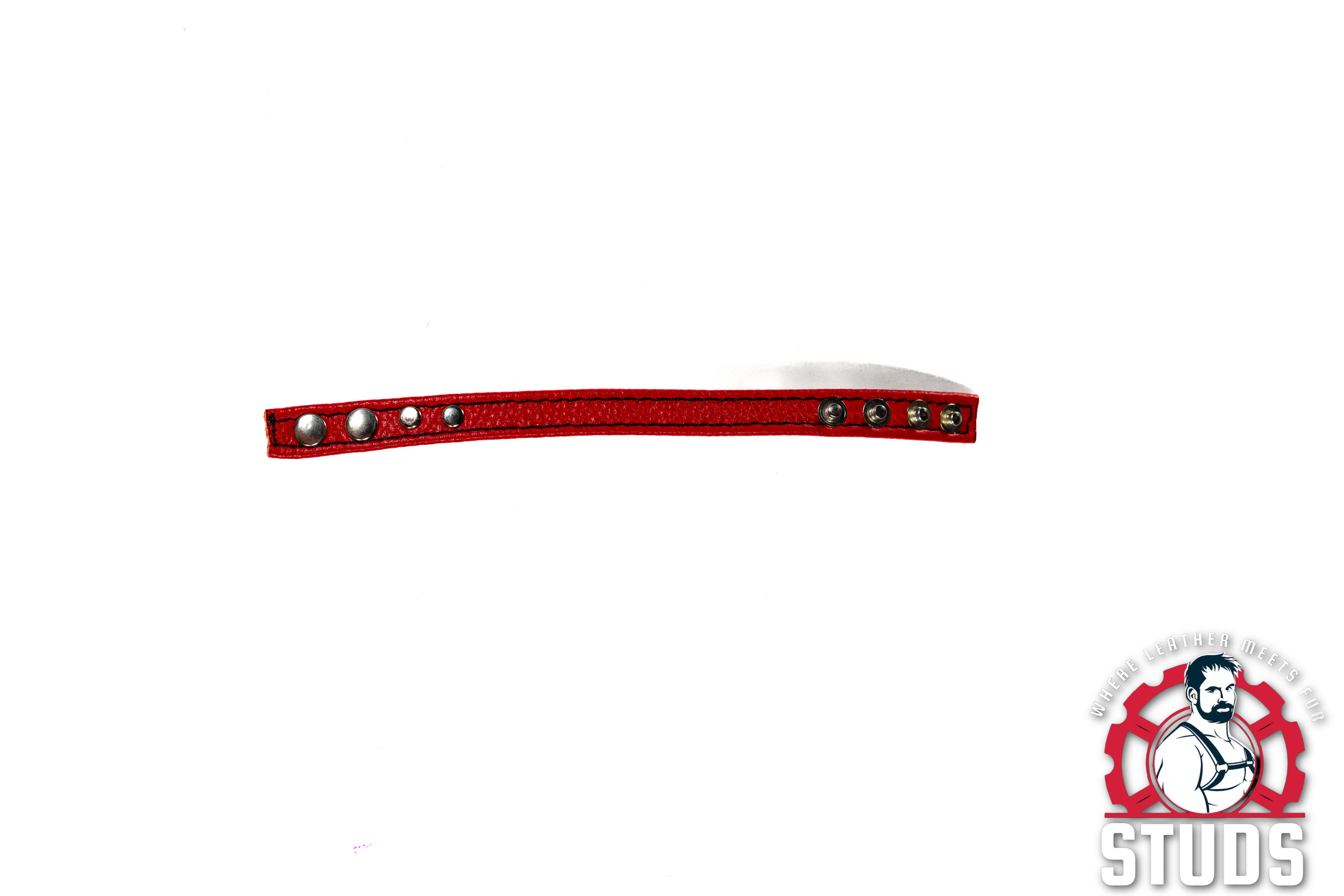 Studded Leather Cock Ring