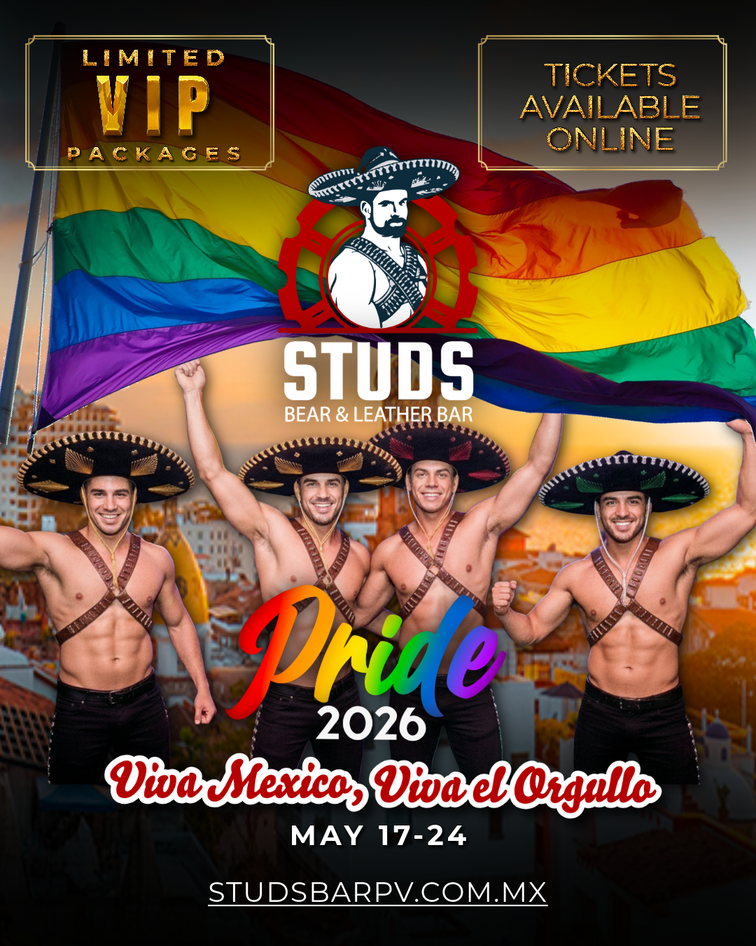 STUDS PRIDE 2026: Viva México, Viva el Orgullo