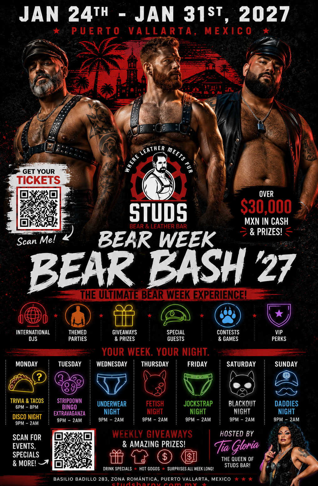 STUDS Bear Bash ’27 - VIP Package