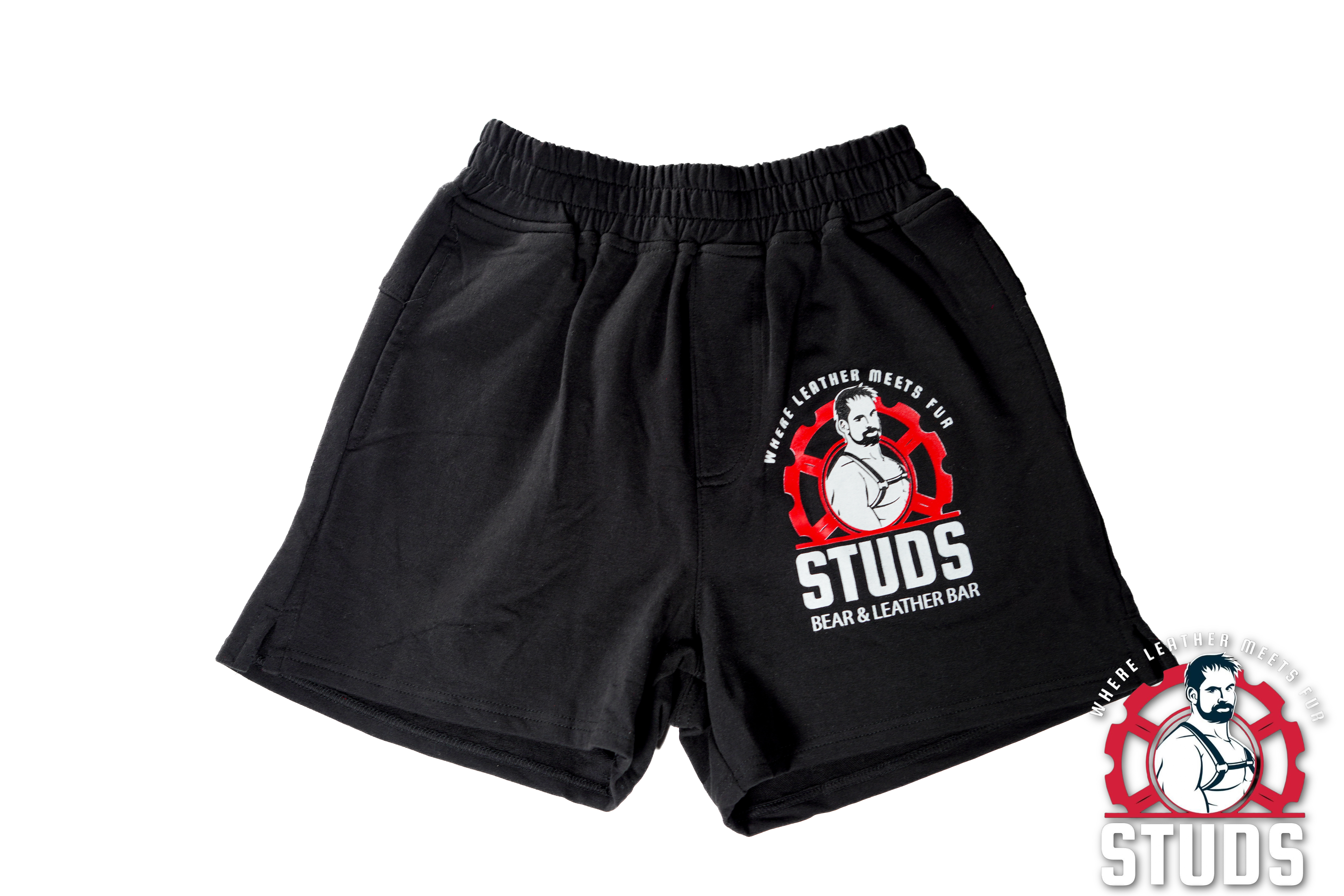 STUDS Logo Sweat Shorts