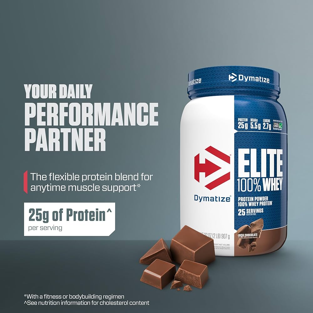 Proteína Dymatize Elite 100% Whey 5 lbs Rich Chocolate