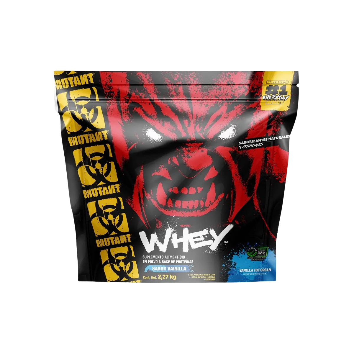Proteina Mutant Whey Sabor Vainilla Ice Cream 2.27 kg(5lb)