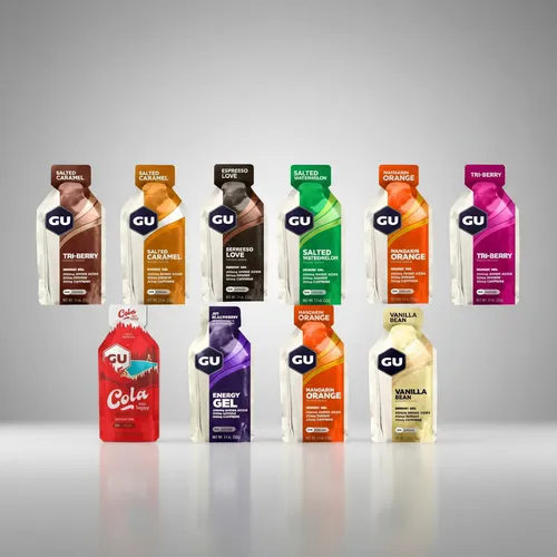 Gel Energético GU 10 Pack y 15 Pack Varios sabores