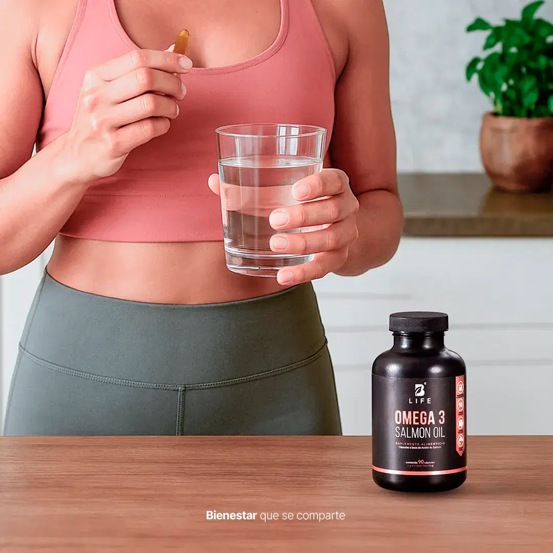 Omega 3 Aceite Puro de Salmón | con 1000 mg por porción 