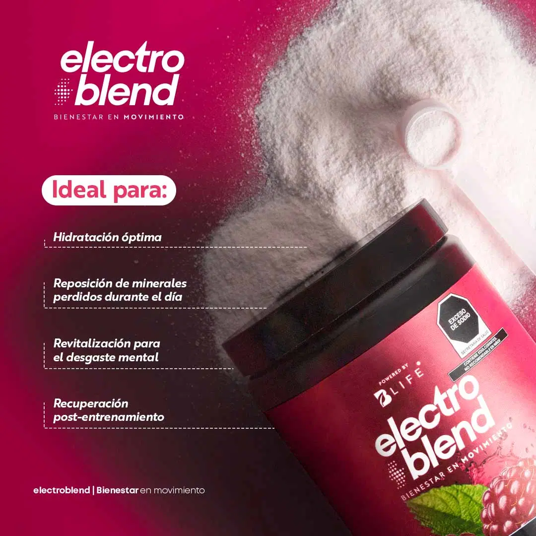 Electroblend Raspberry | Bebida Hidratante  360g. (60 servicios)