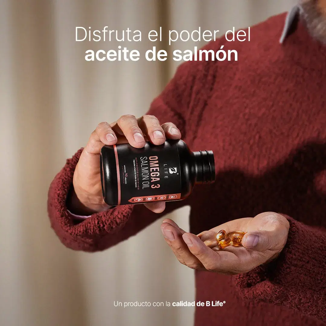 Omega 3 Aceite Puro de Salmón | con 1000 mg por porción 