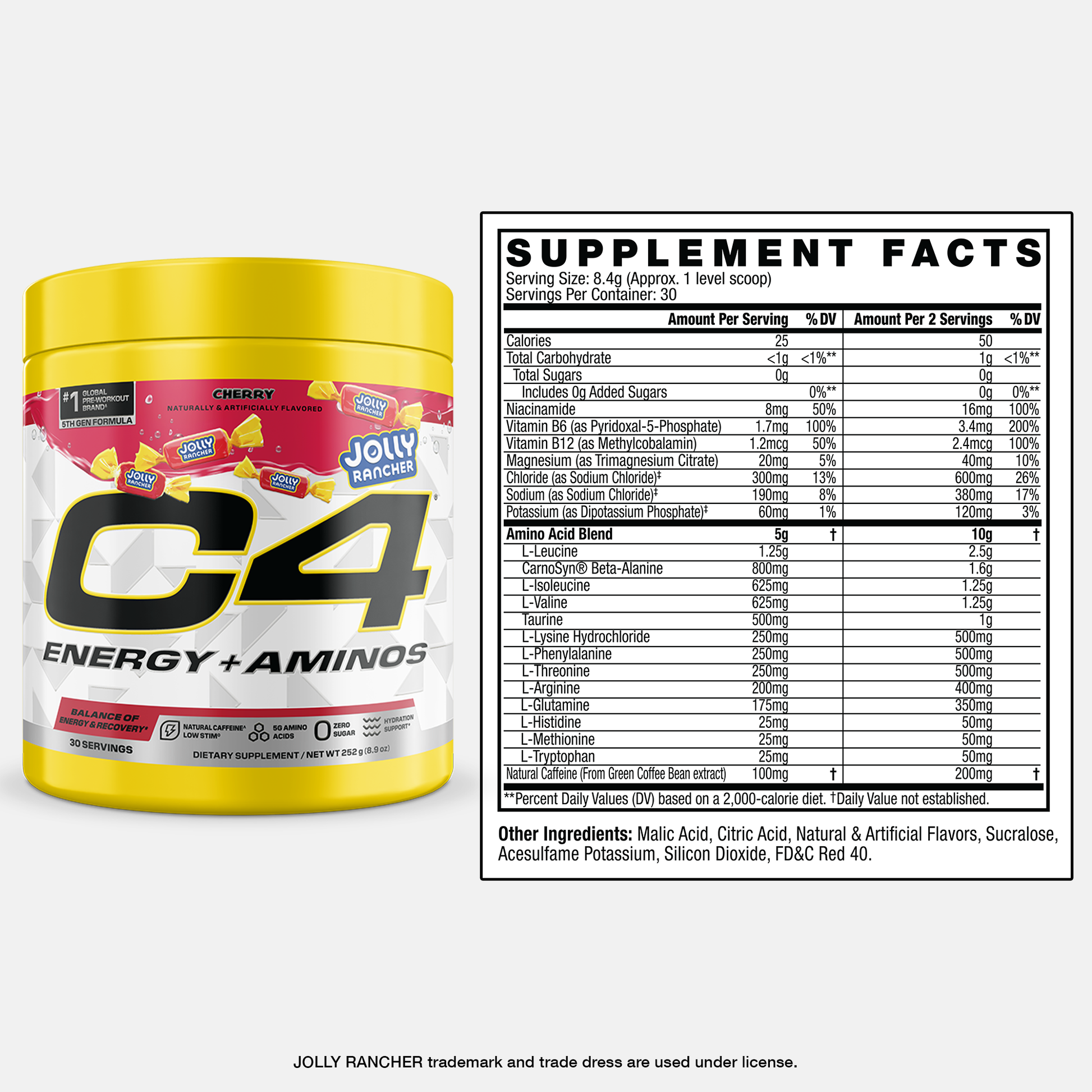 Pre-Entreno C4 Cellucor Energy + Aminos 30 Servicios 255gr.