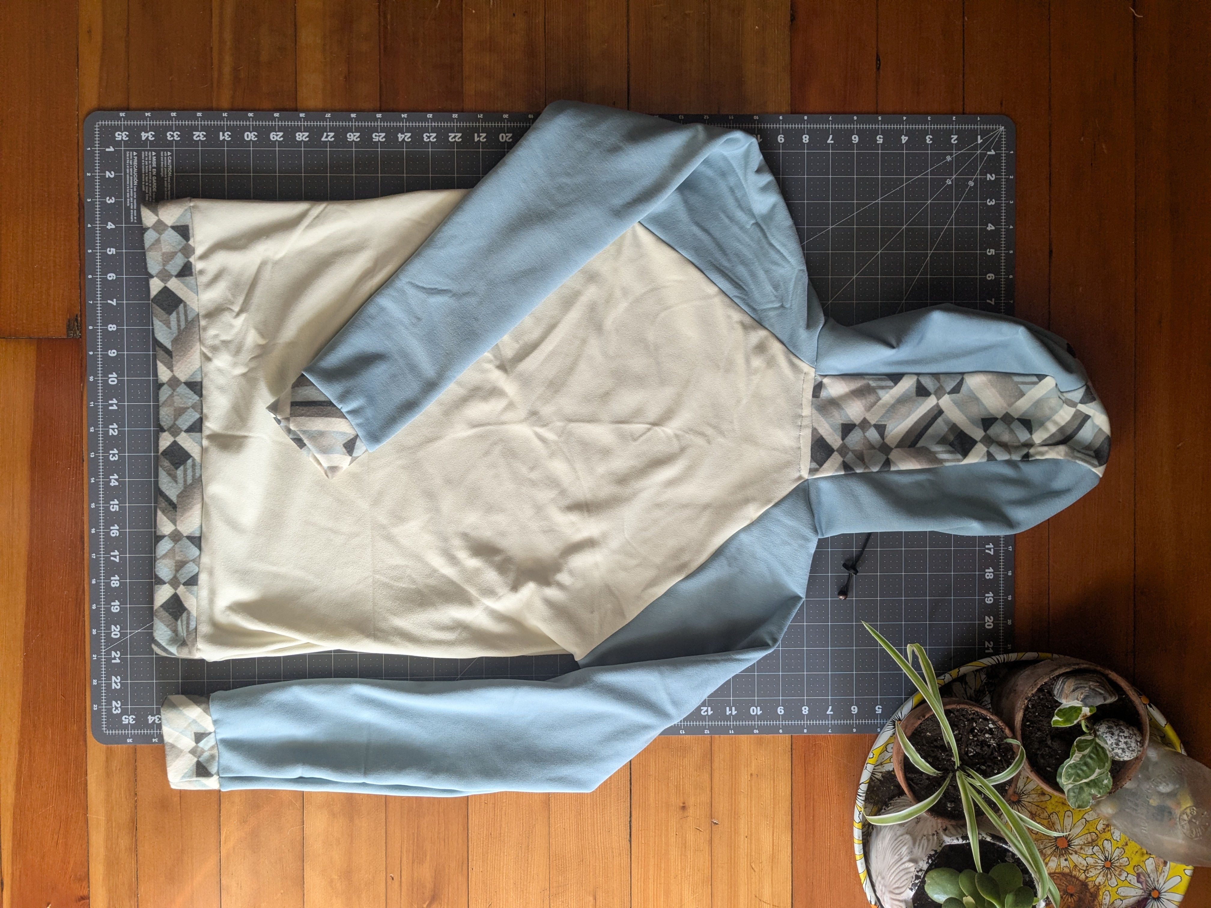 Raglan Hoodie Small (Frosty)