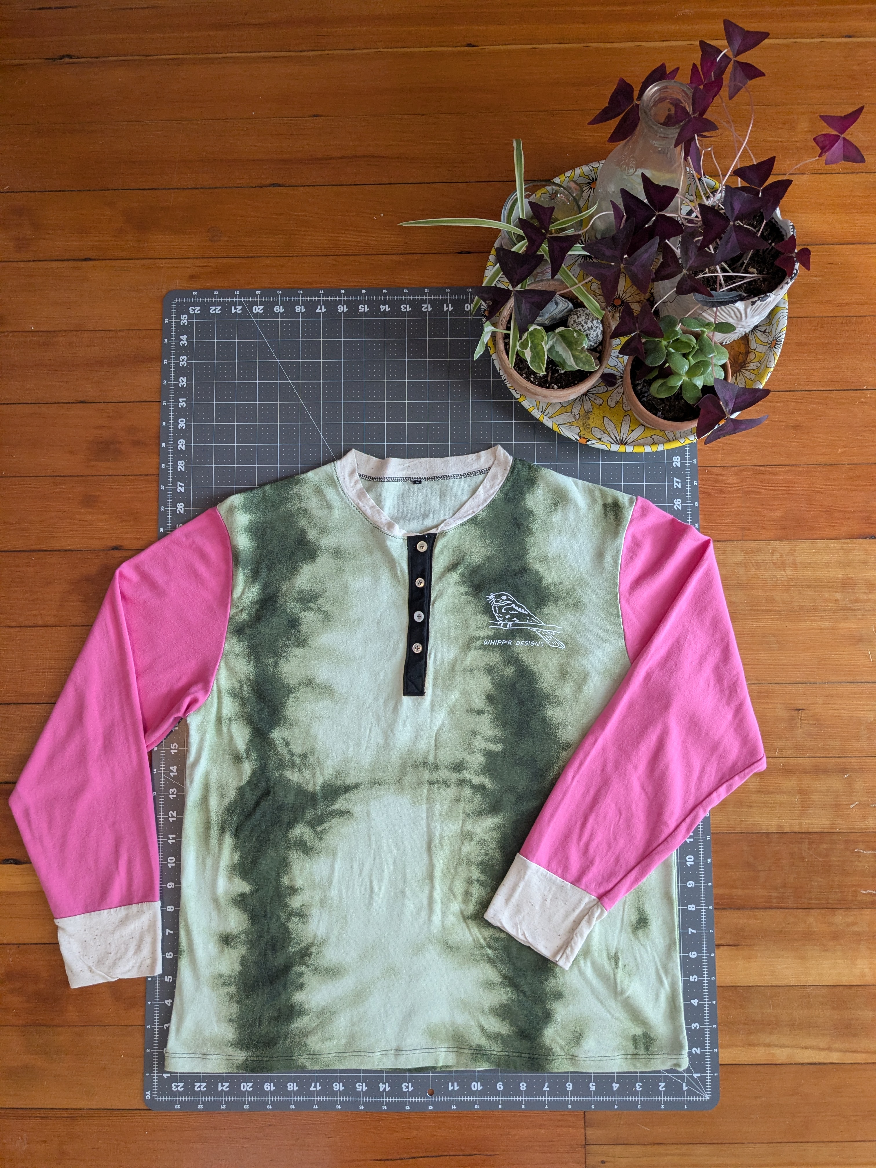 Henley Long Sleeve L (Watermelon)