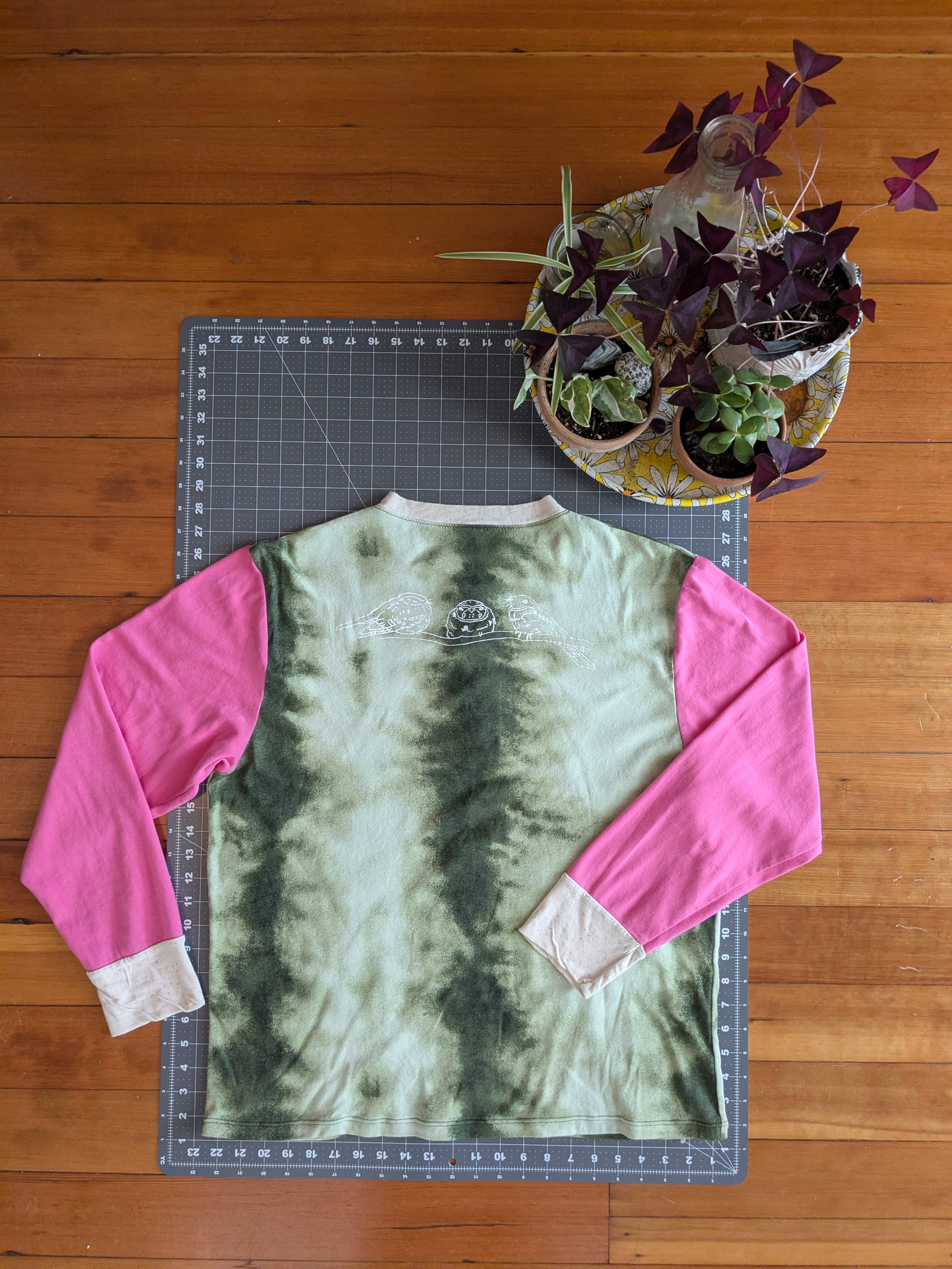 Henley Long Sleeve L (Watermelon)