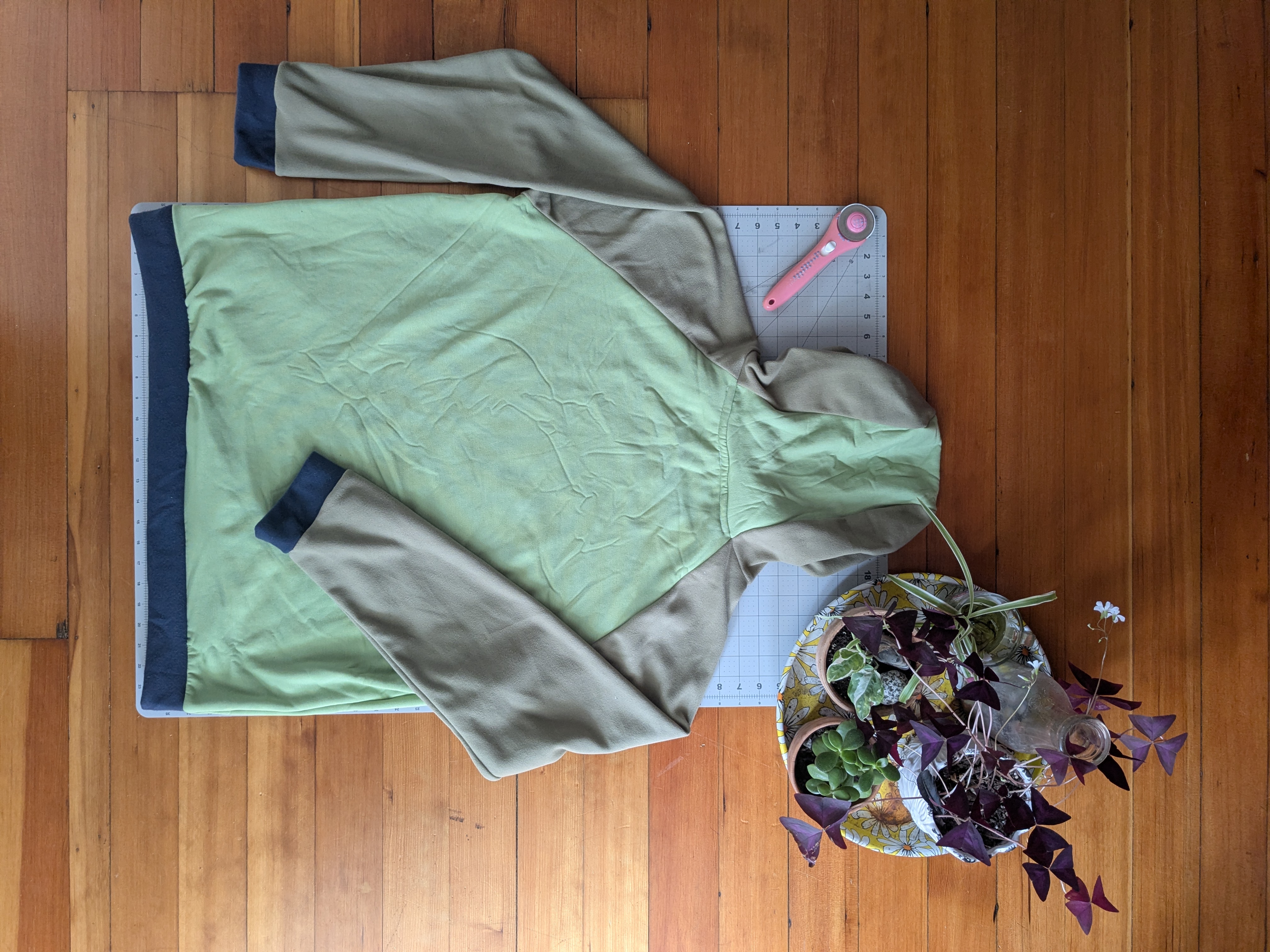 Raglan Hoodie 2XL (Plant Life)