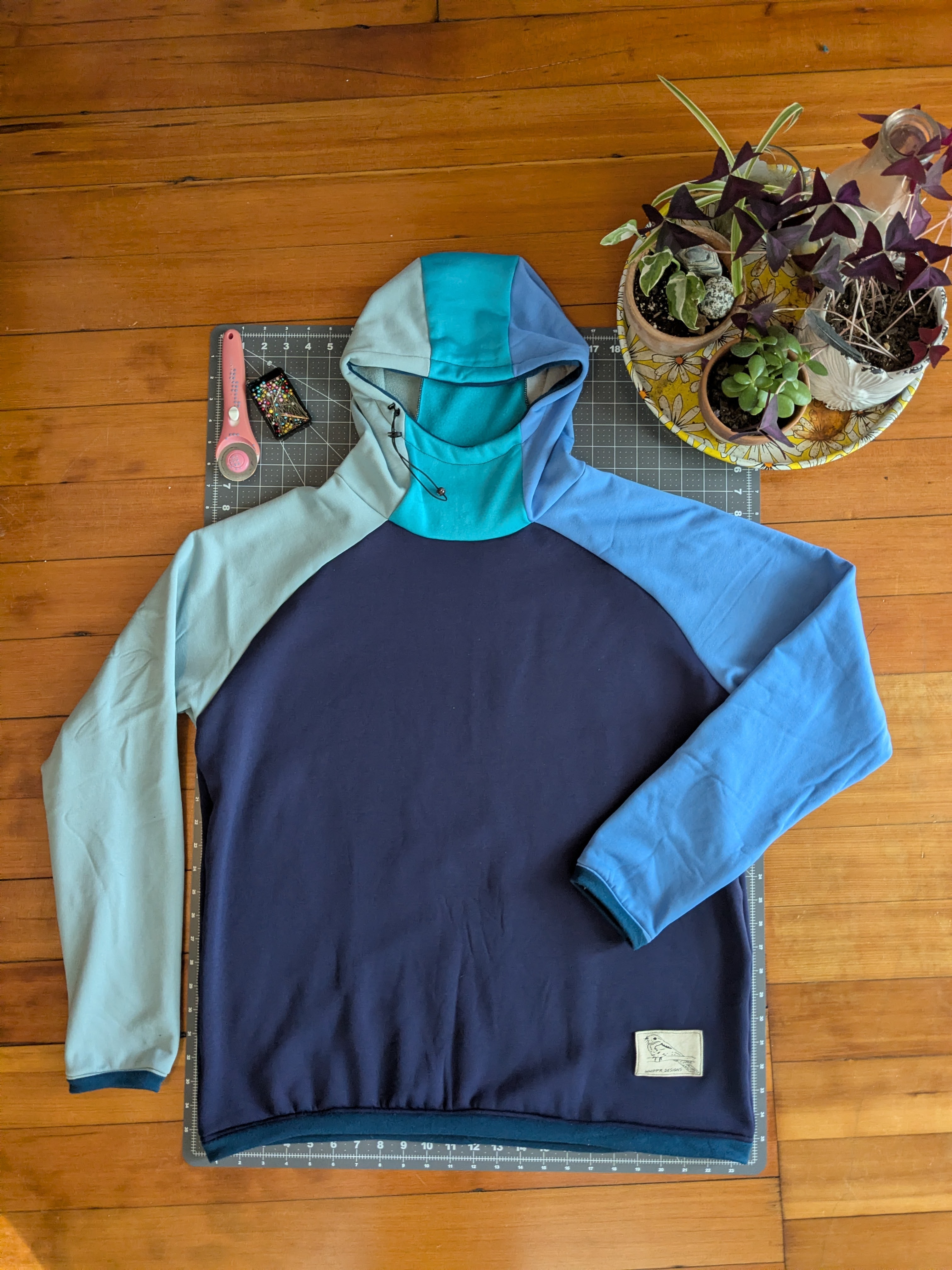 Raglan Hoodie XL (The Blues)