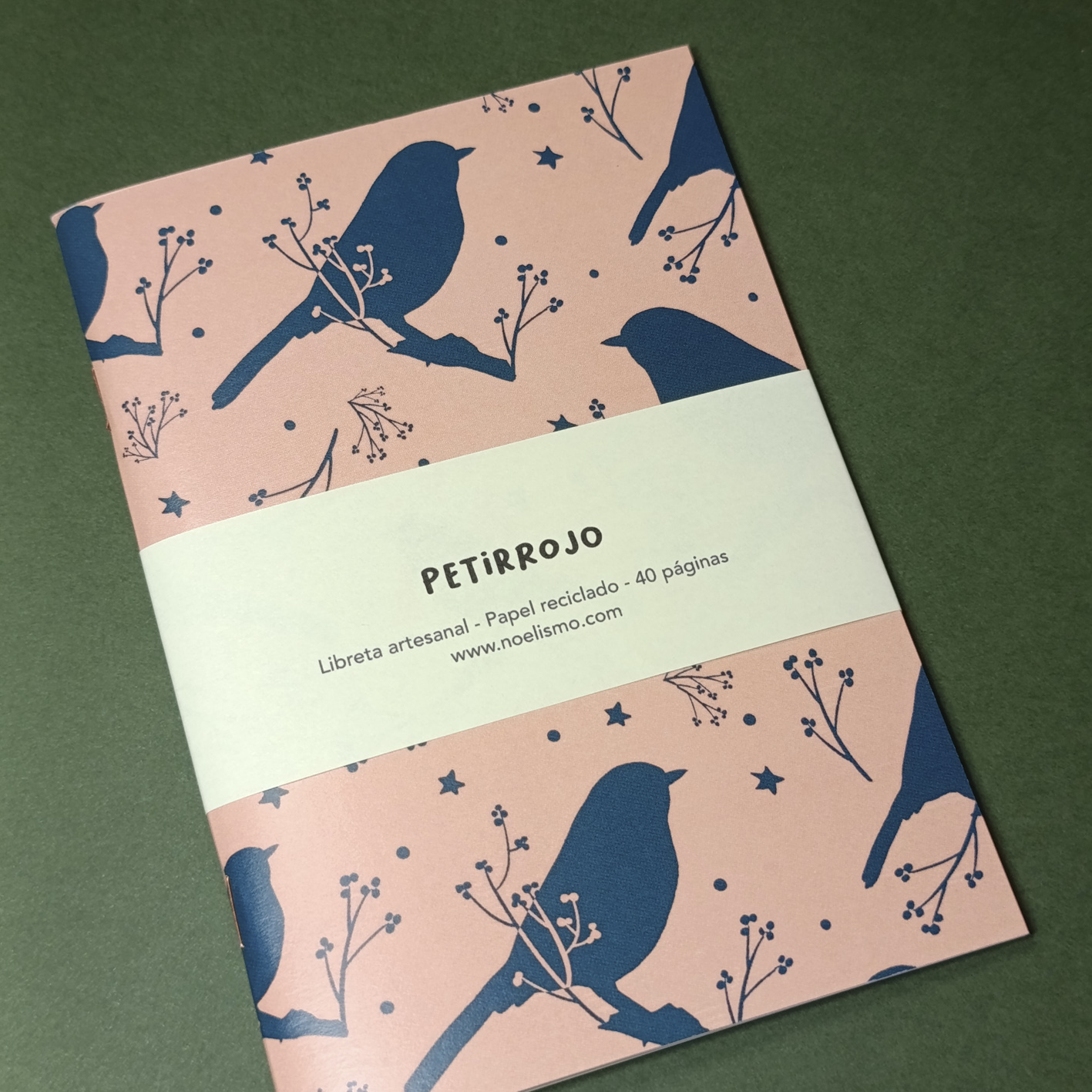 Petirrojo Libreta artesanal 