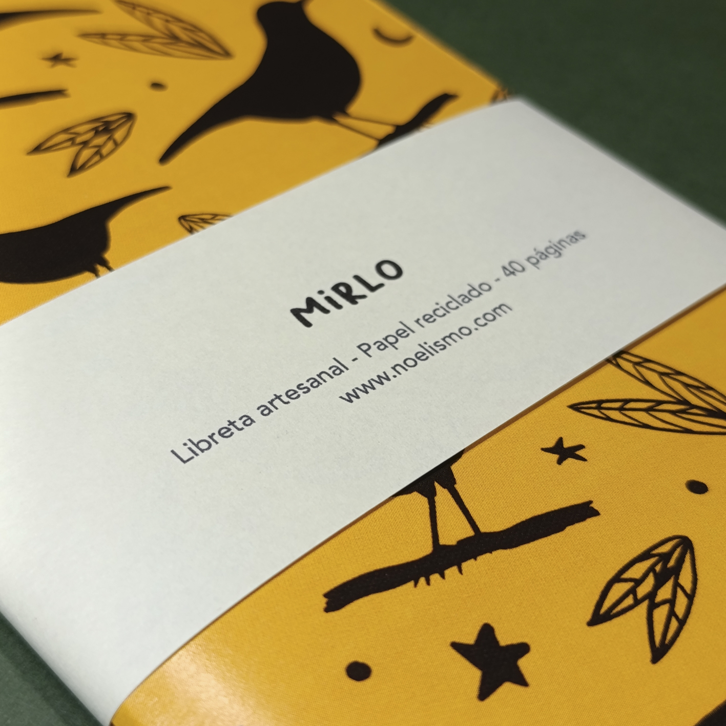 Mirlo Libreta artesanal 